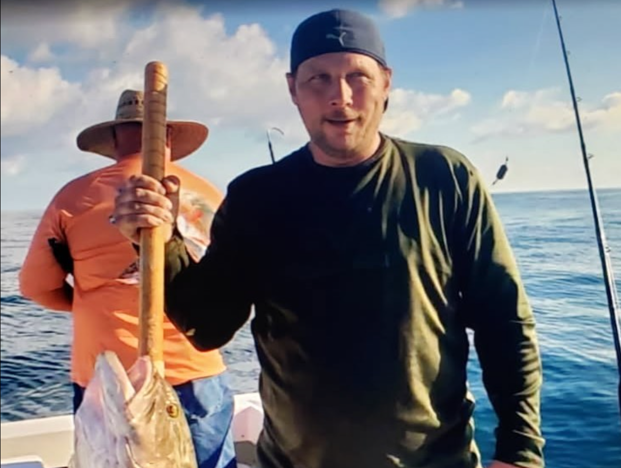 Cris Hardin Sr, 42, shown here, was also saved after being missing for 24 hours