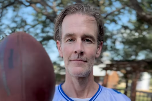 James Van Der Beek is selling autographed jerseys from his 1999 movie 'Varsity Blues'