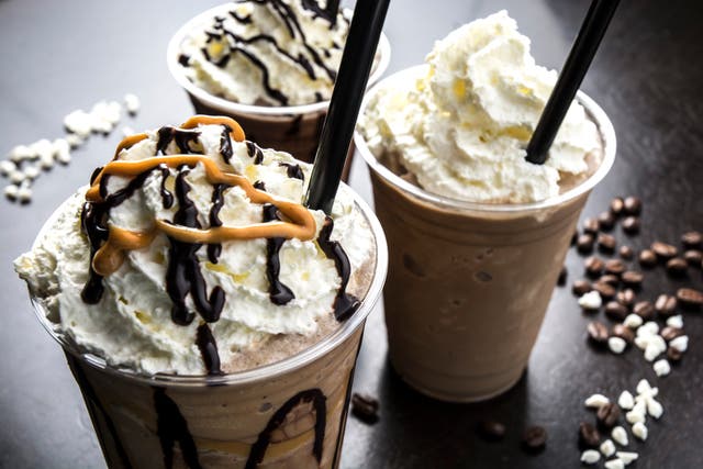 <p>While open cup milkshakes and coffee drinks are exempt from the government’s latest sugar tax, their calorific content can still be a problem</p>