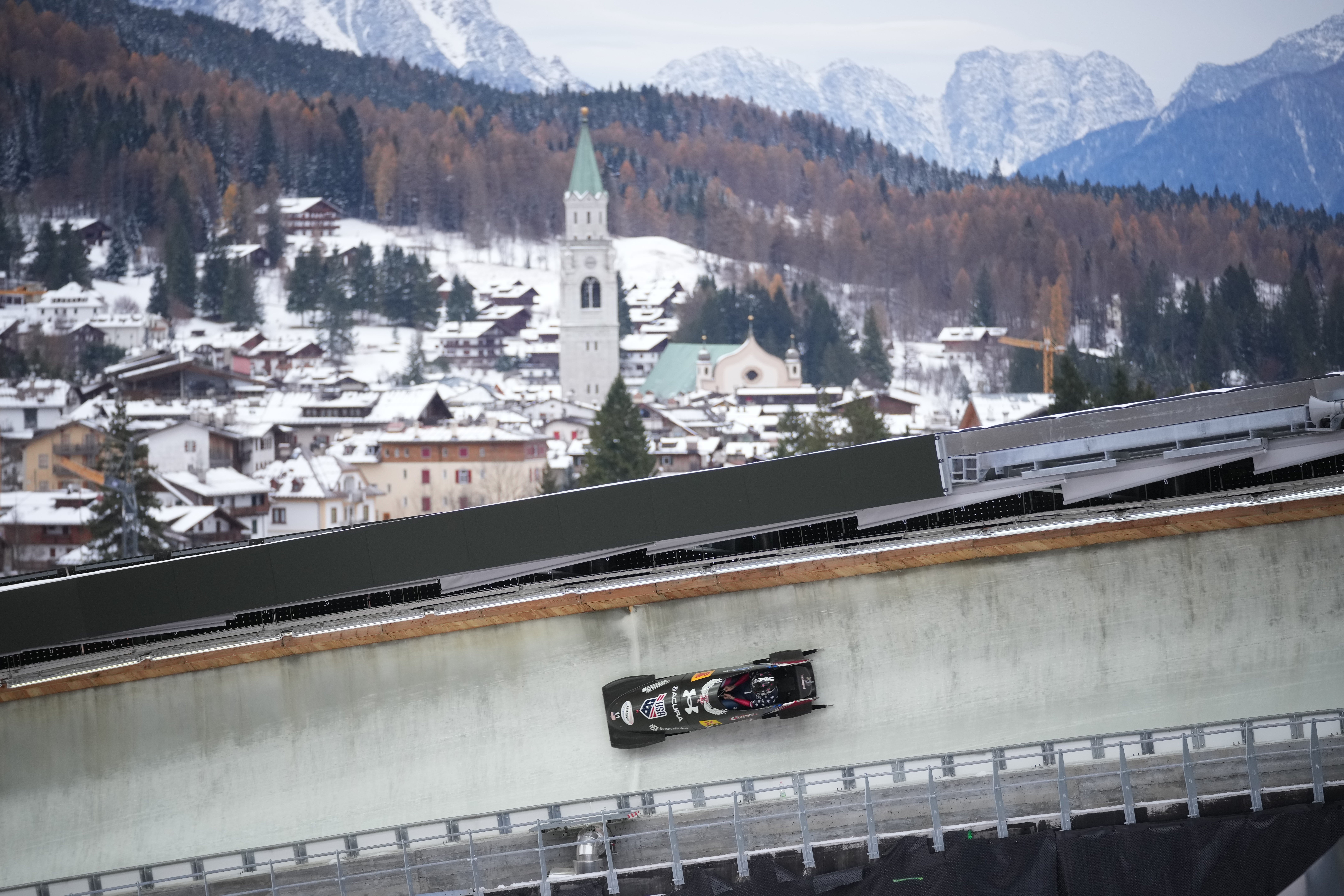 APTOPIX Italy World Cup Bobsled
