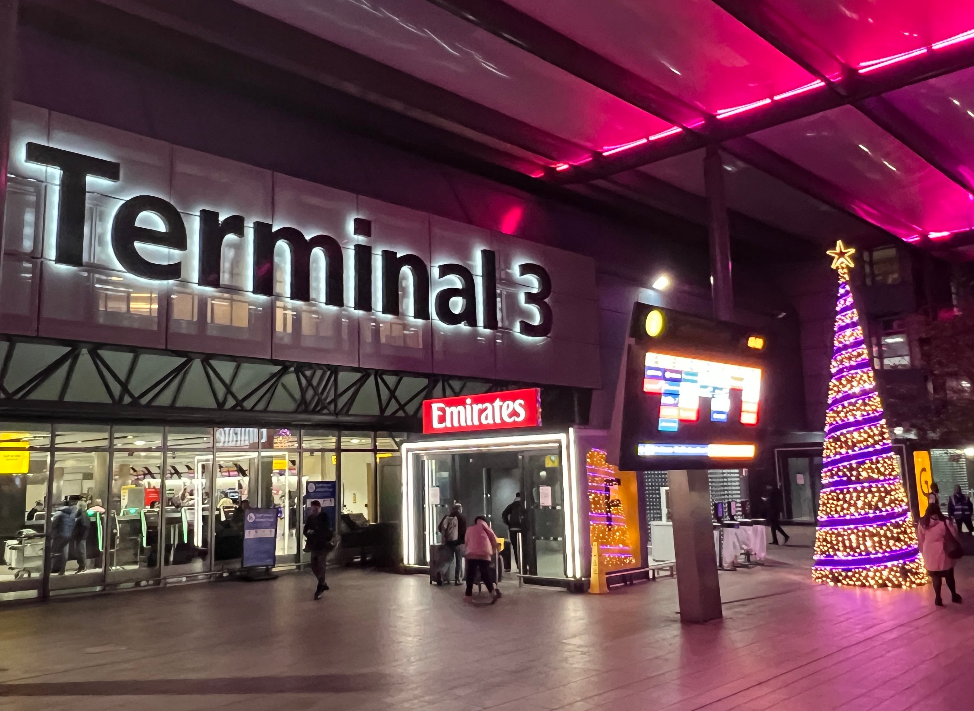 <p>Pole position: Heathrow airport is expecting its busiest ever Christmas</p>