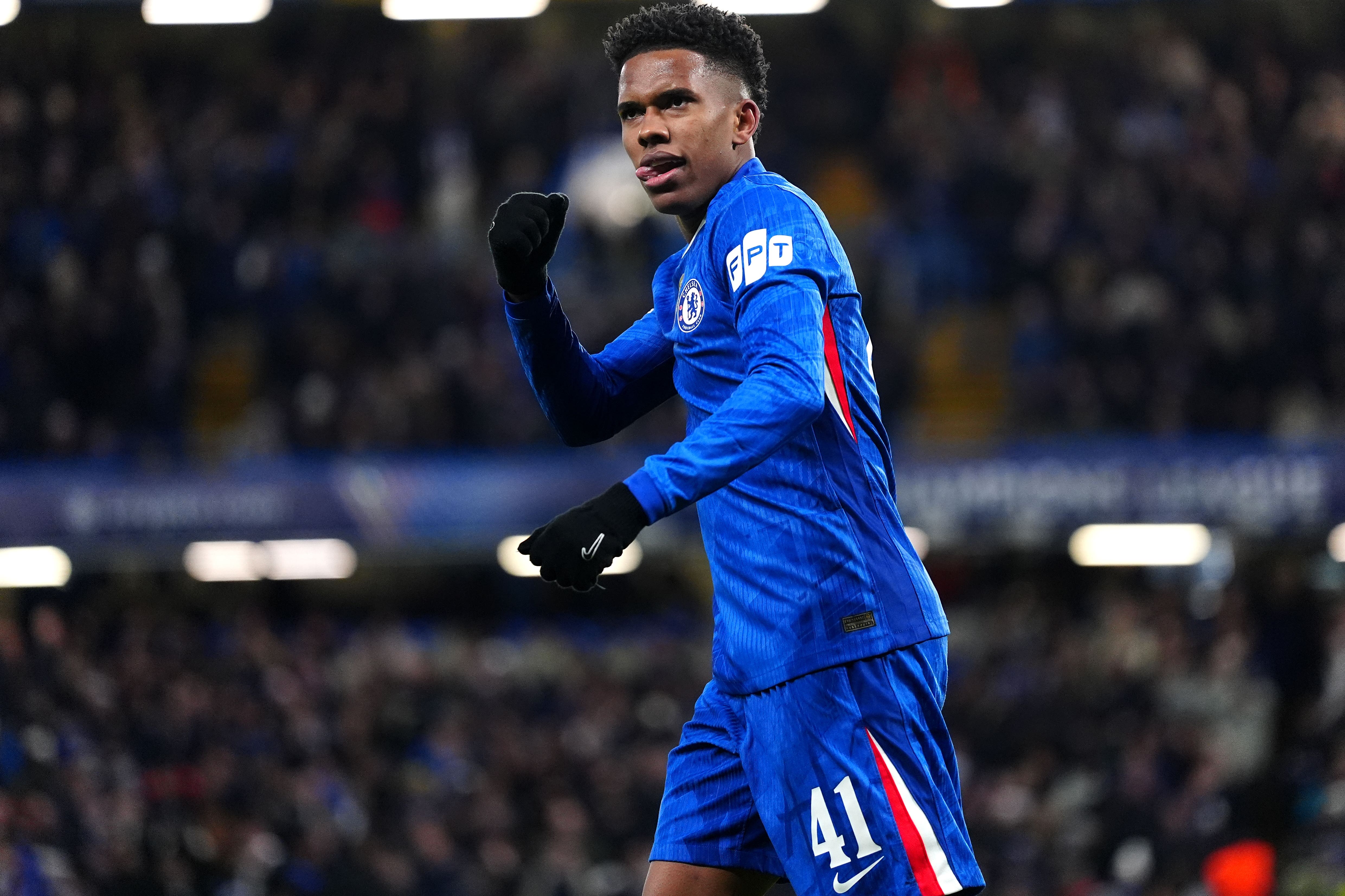 Delap reserved special praise for teenage star Estevao (Bradley Collyer/PA)