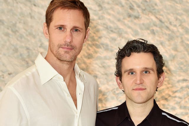<p>‘The film’s obviously gonna push the buttons of a certain pocket of people’: ‘Pillion’ actors Alexander Skarsgård and Harry Melling</p>