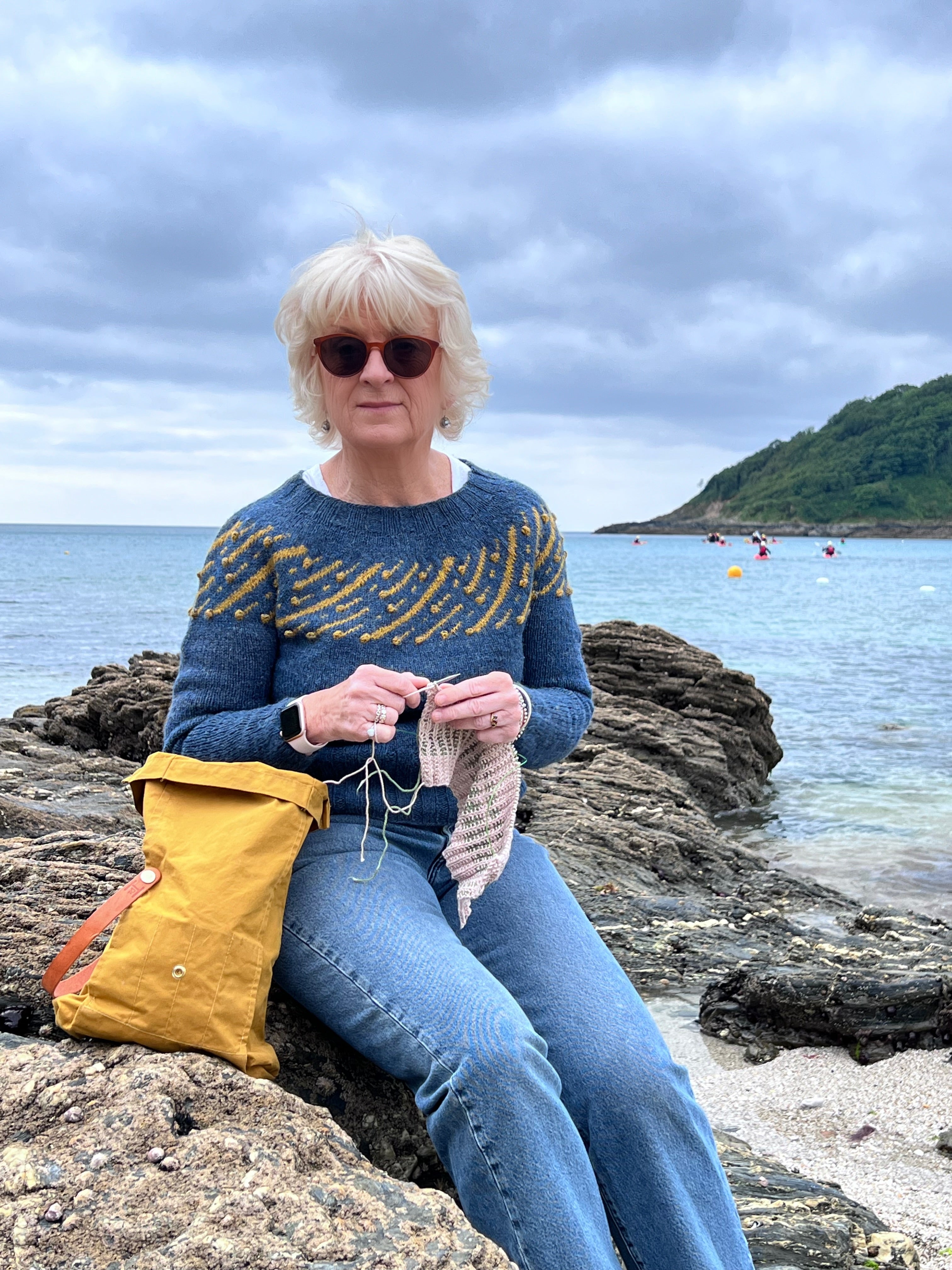 Jane Abraham says there is a powerful sense of community at knitting retreats