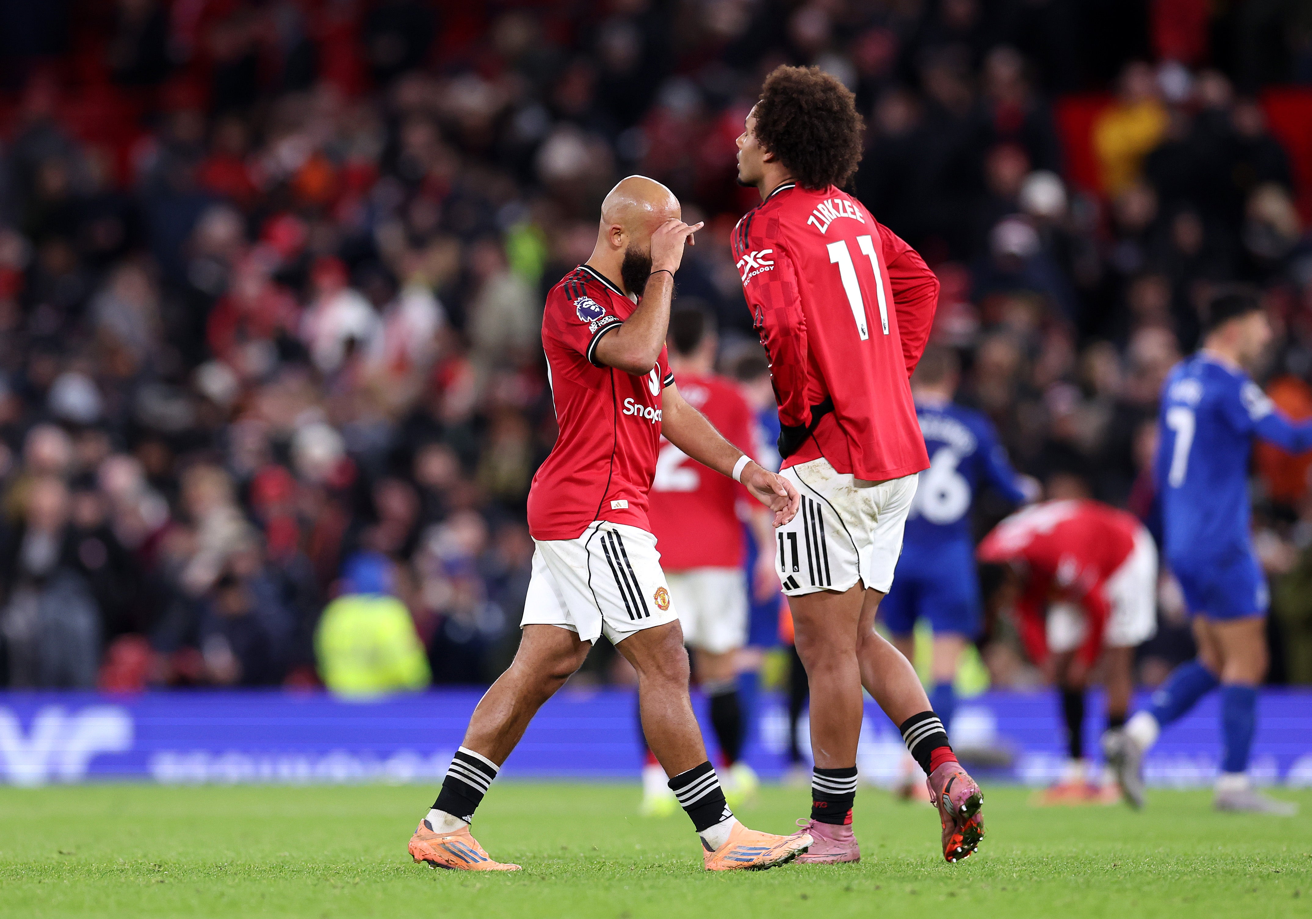 Man United were downbeat after defeat to Everton