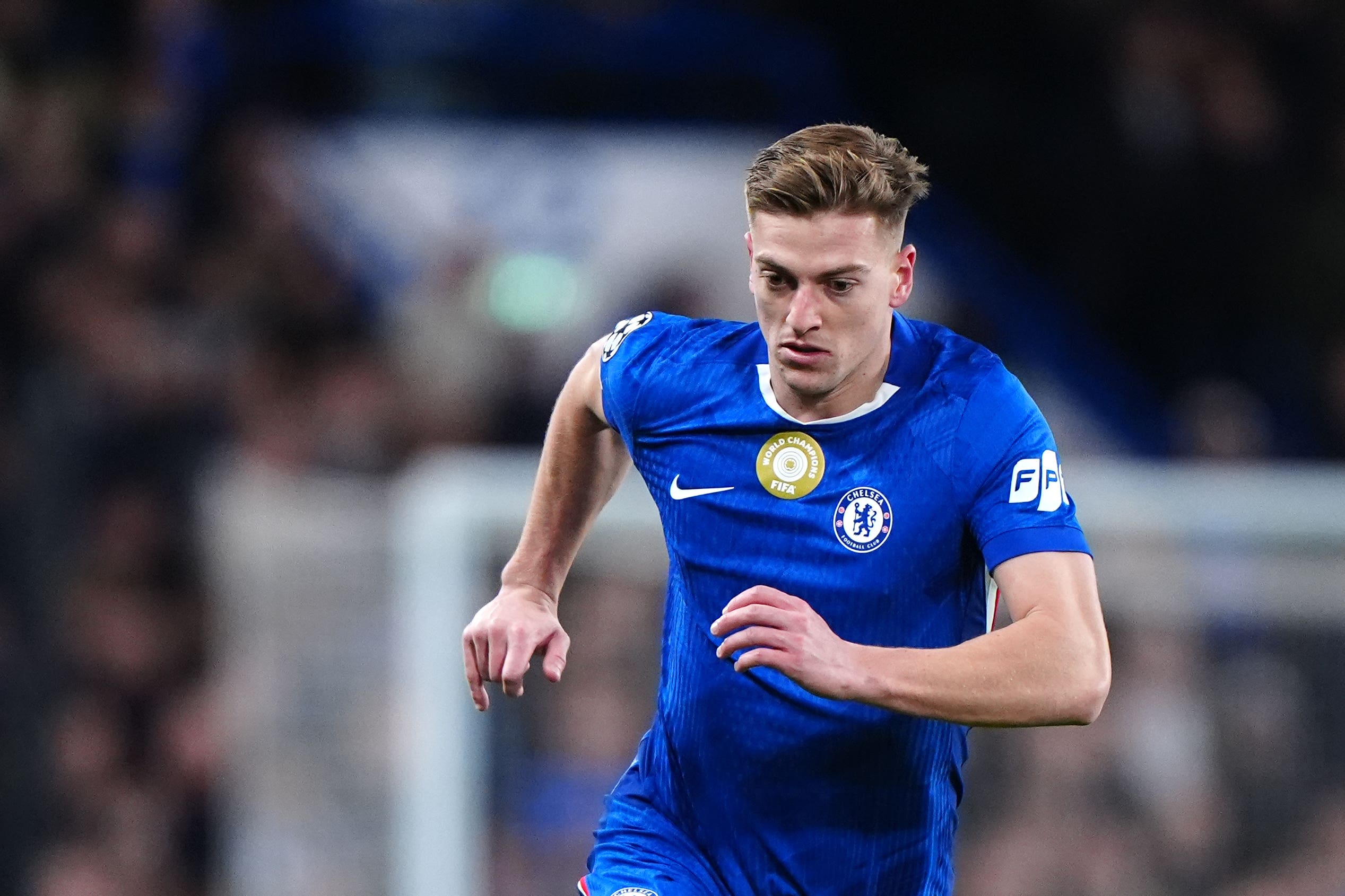 Liam Delap believes Chelsea are improving match by match (Bradley Collyer/PA)