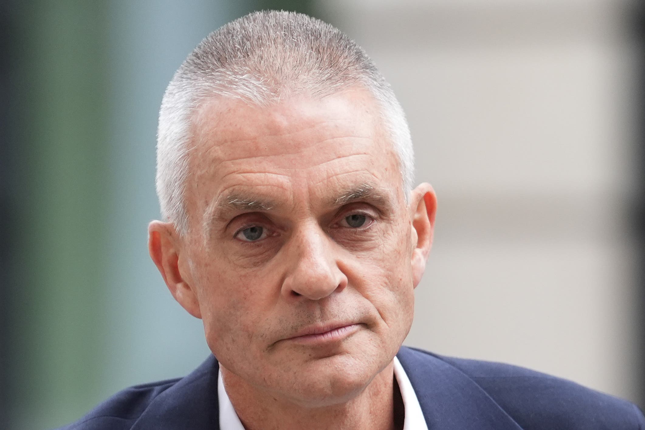 BBC director-general Tim Davie is stepping down (Lucy North/PA)