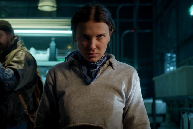 <p>Millie Bobby Brown in ‘Stranger Things’ season five on Netflix</p>