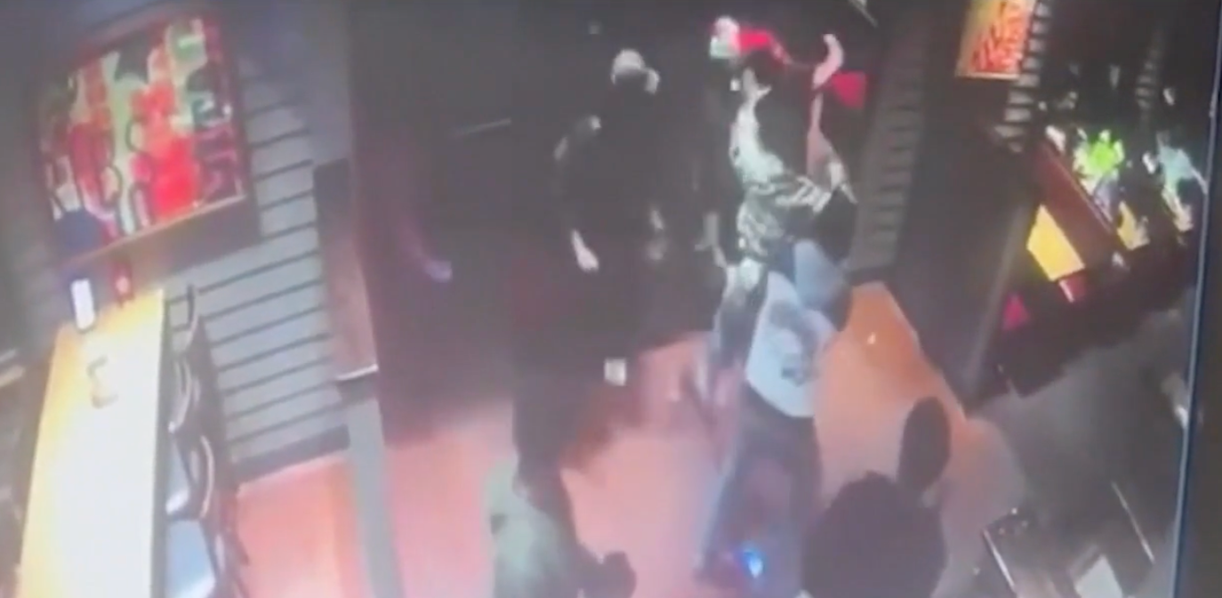 A group angry about the wait time for a table at a Chicago Chili’s launched a violent attack on the restaurant’s greeter that was caught on shocking video.