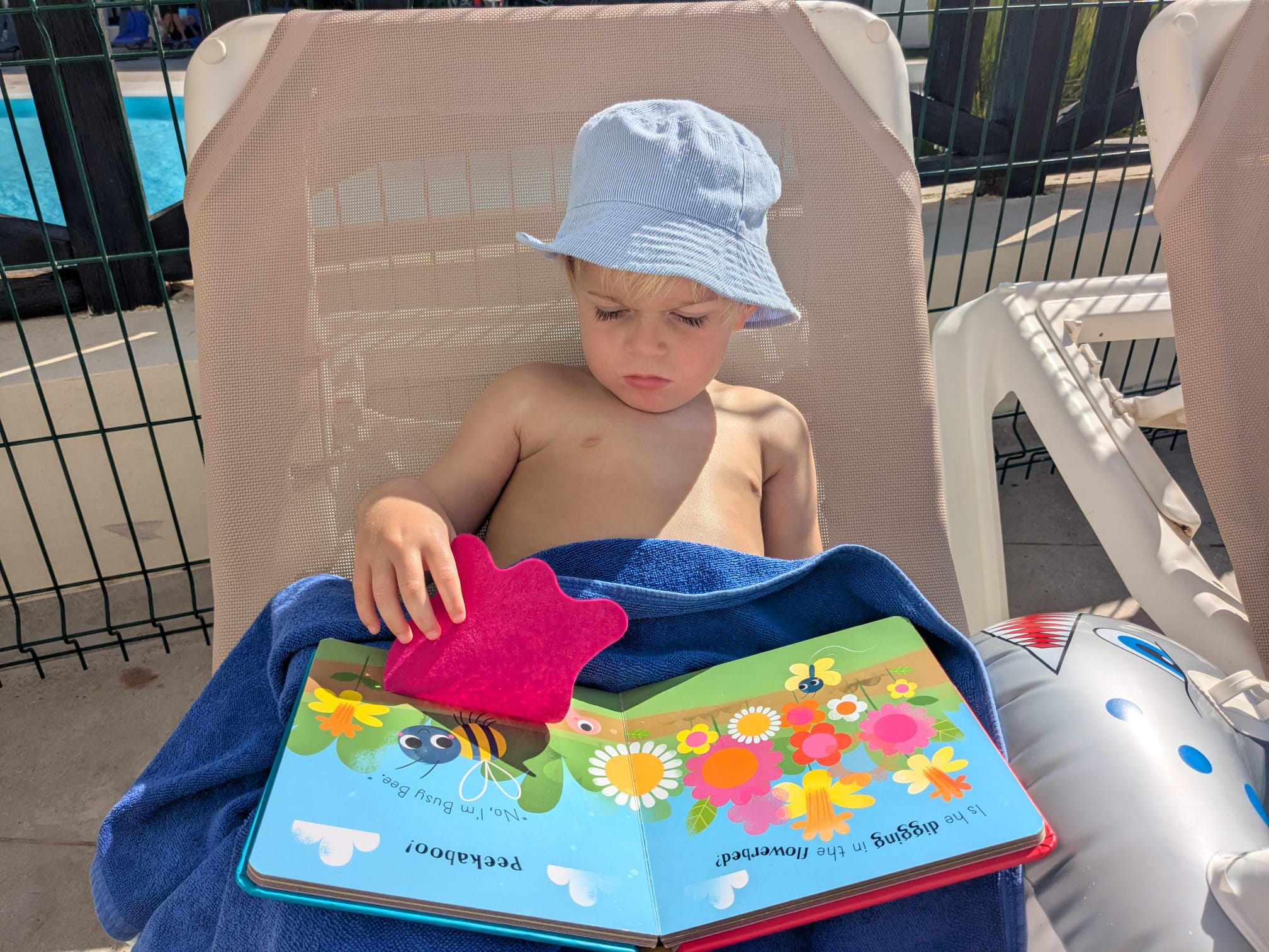 E on his first holiday in Fuerteventura