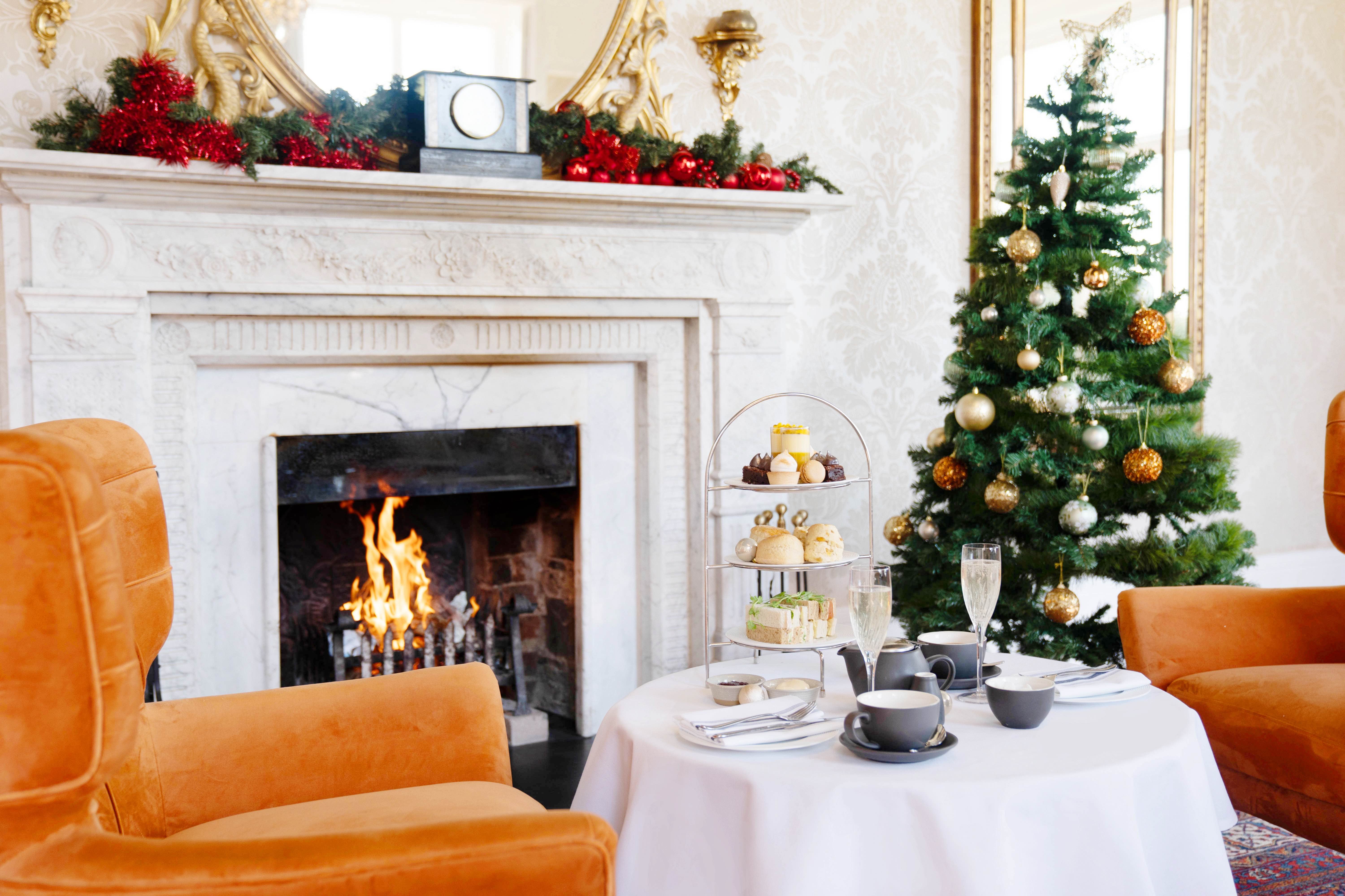 The festive afternoon tea is a must