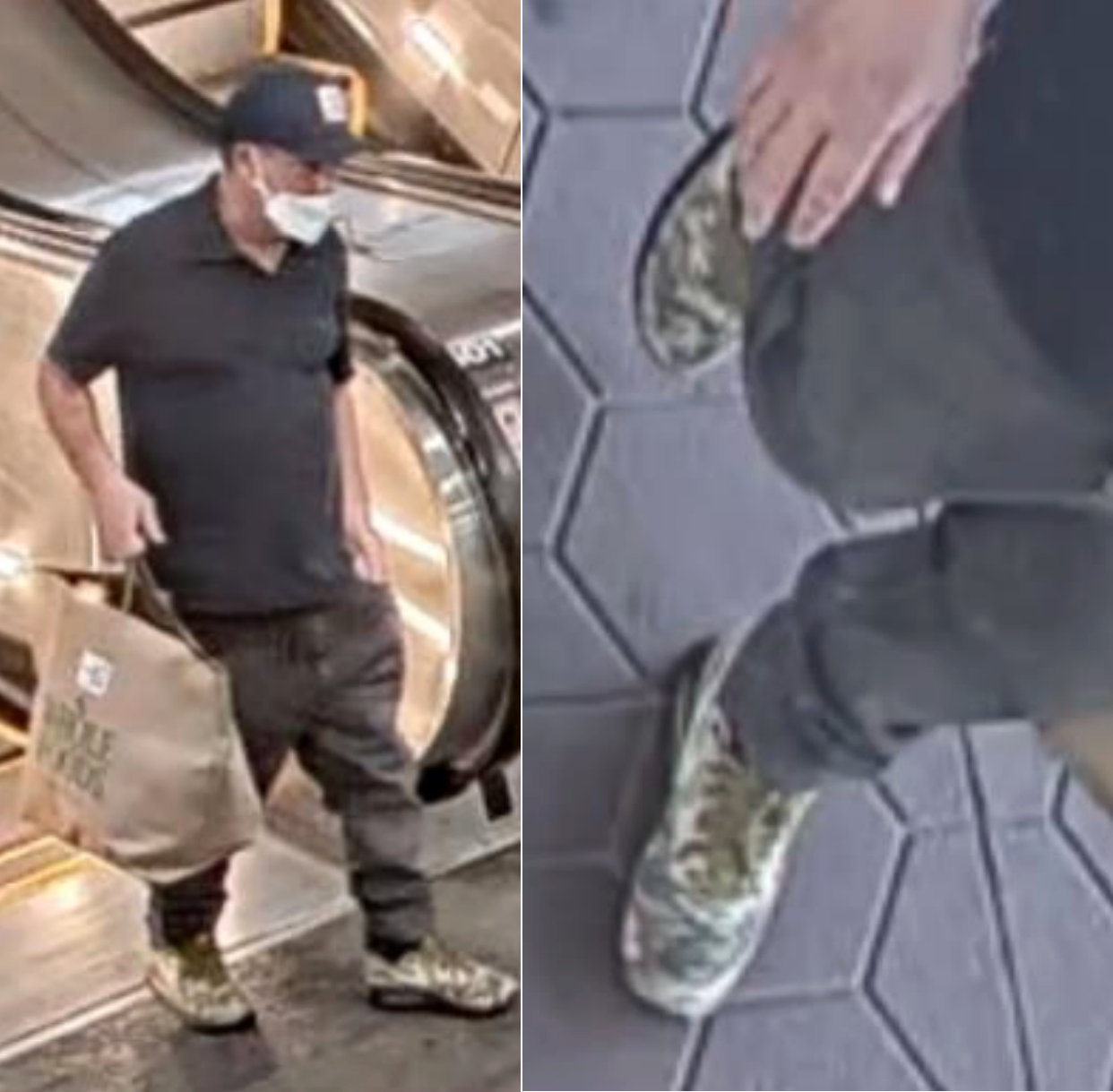 Leiva pictured at the Silver Spring metro station on April 21, 2025.