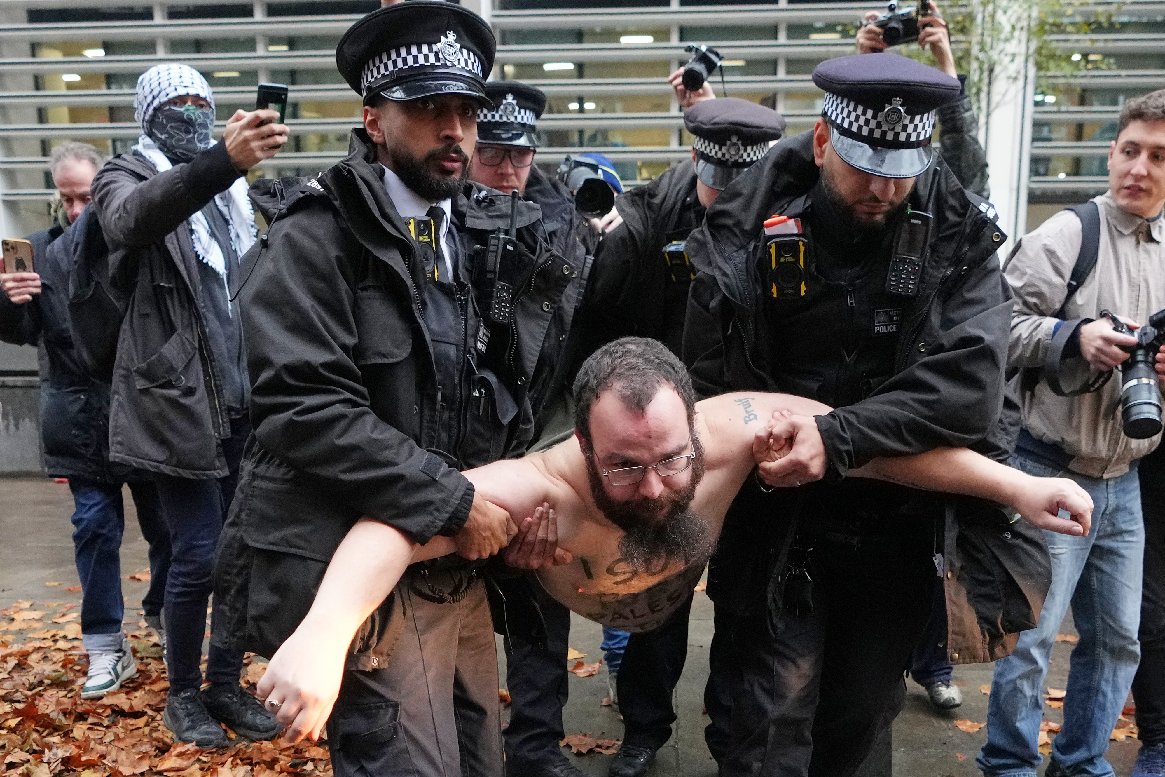 APTOPIX Britain Protest