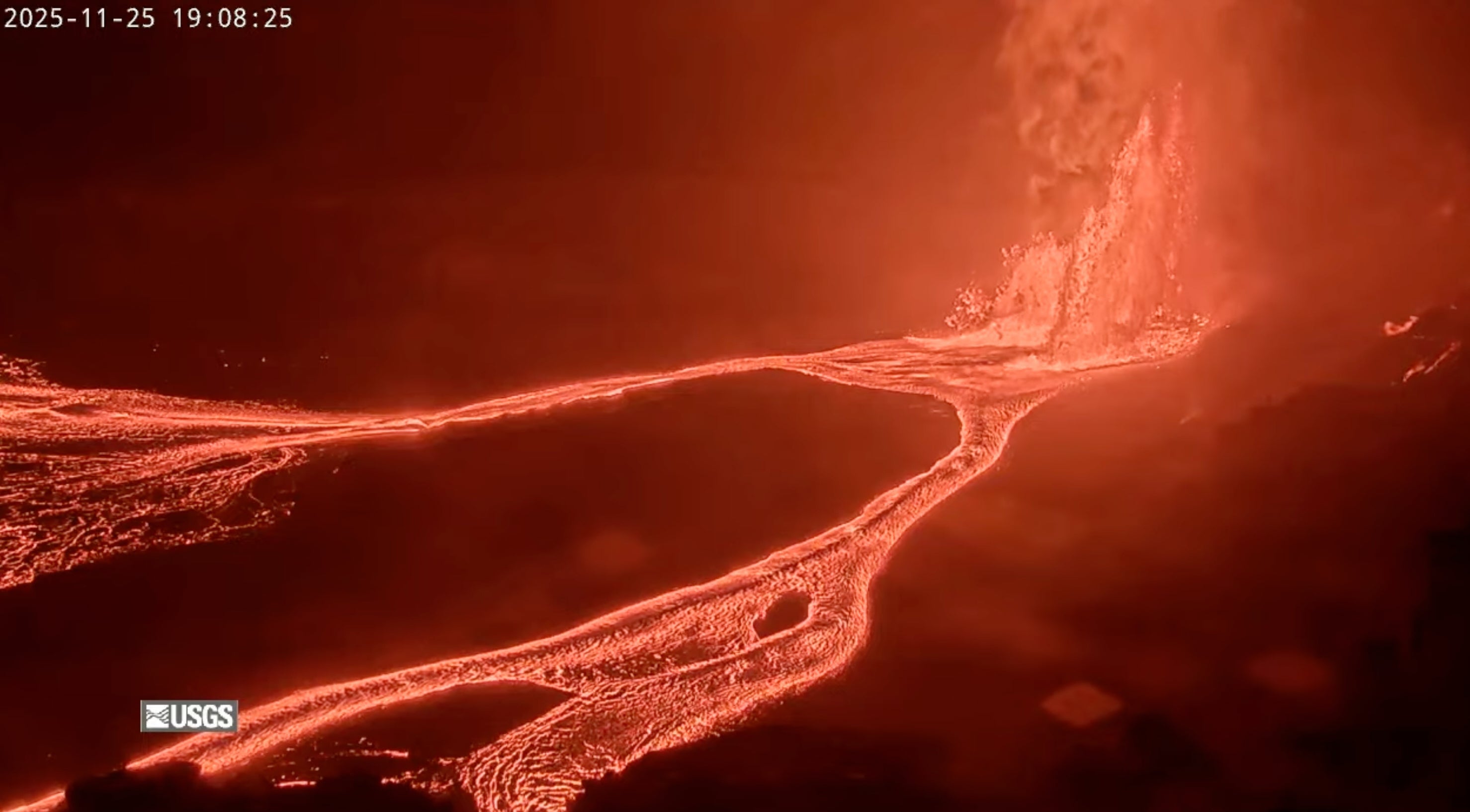 Lava erupts from Hawaii’s Kīlauea volcano