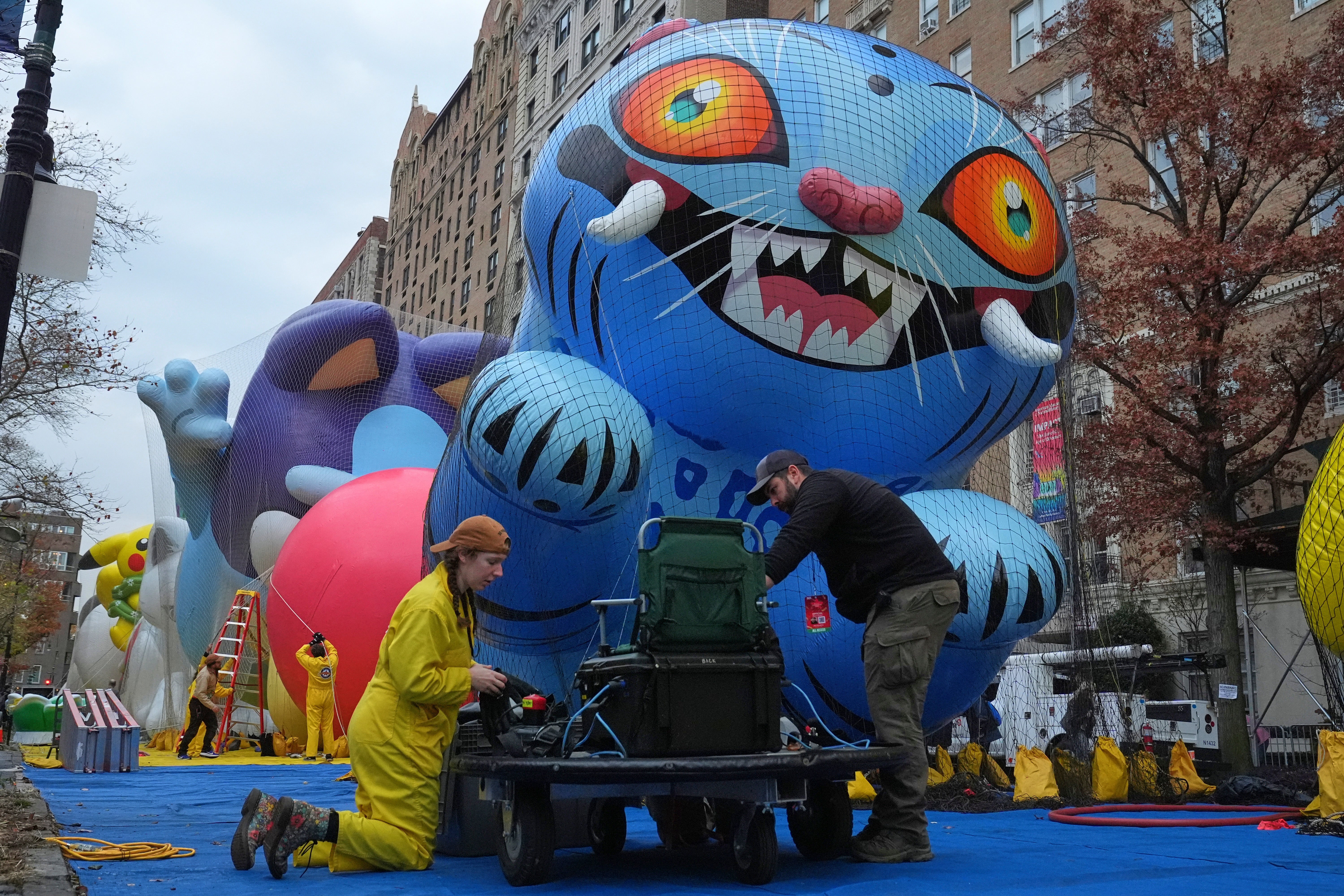 The parade will feature 28 floats and 34 giant balloons
