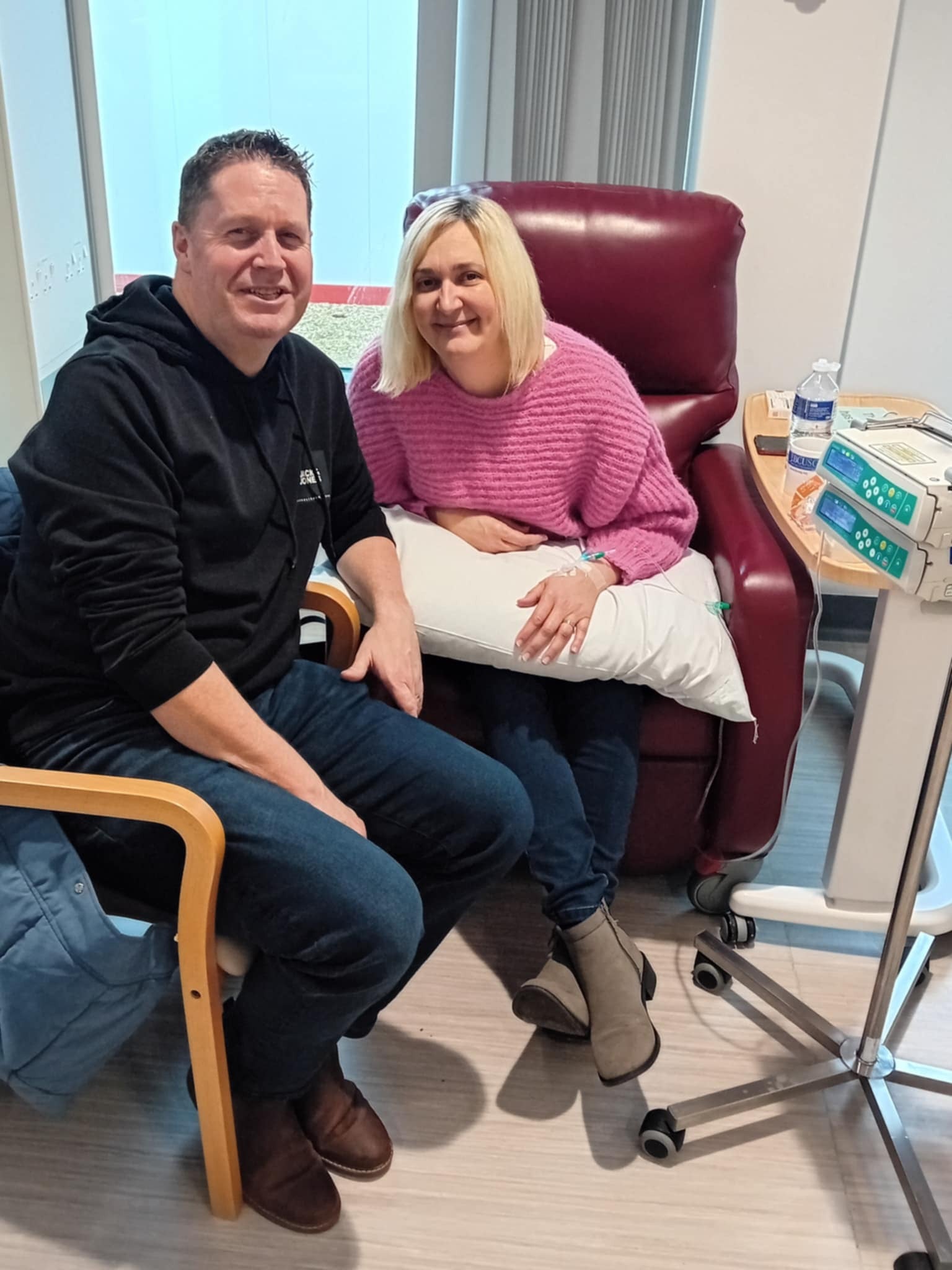 Crystal said her husband Scott has been an ‘amazing’ support