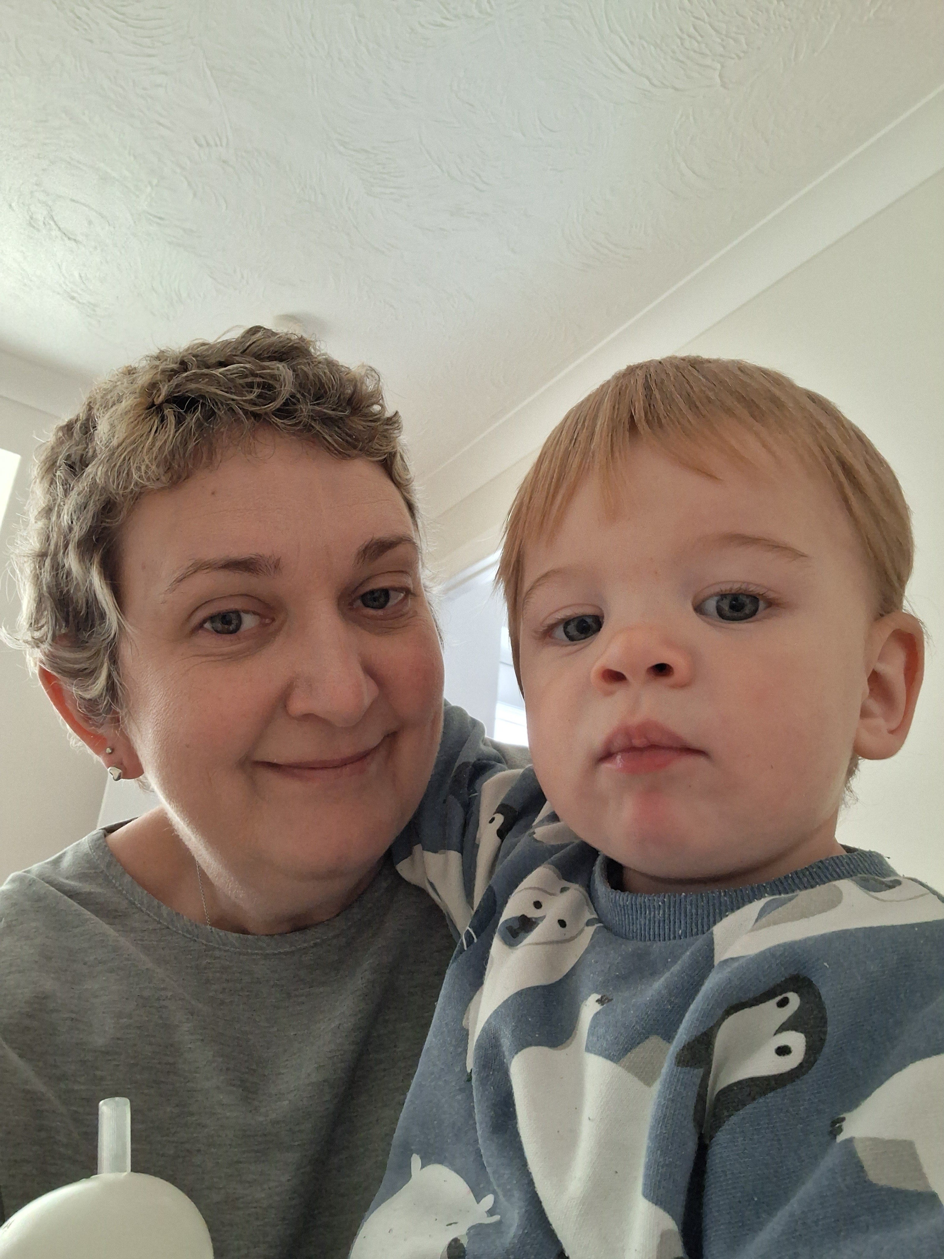 Crystal is looking forward to her second Christmas with grandson, Roman