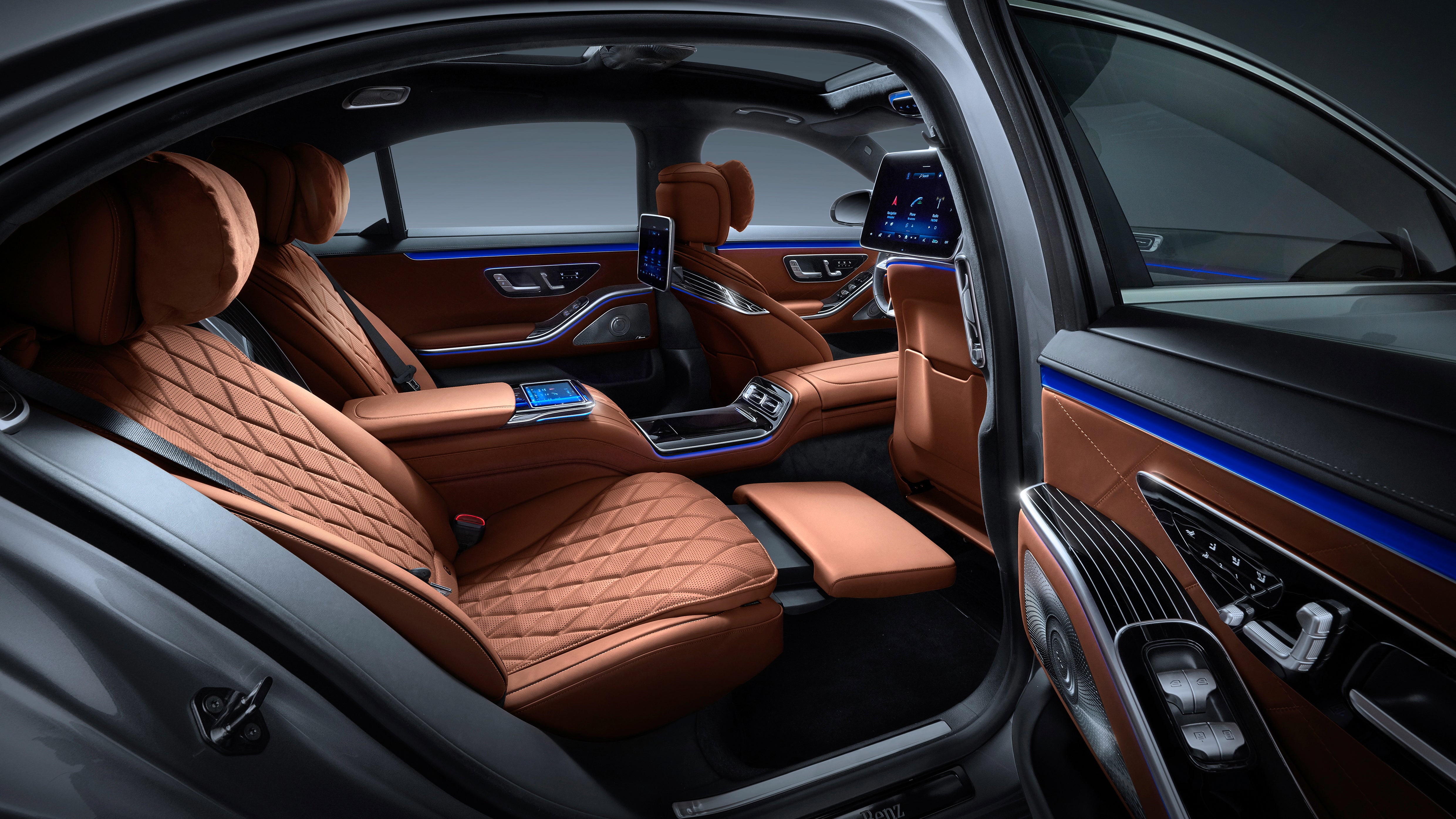 The Mercedes-Benz S-Class interior is a lavish place to be