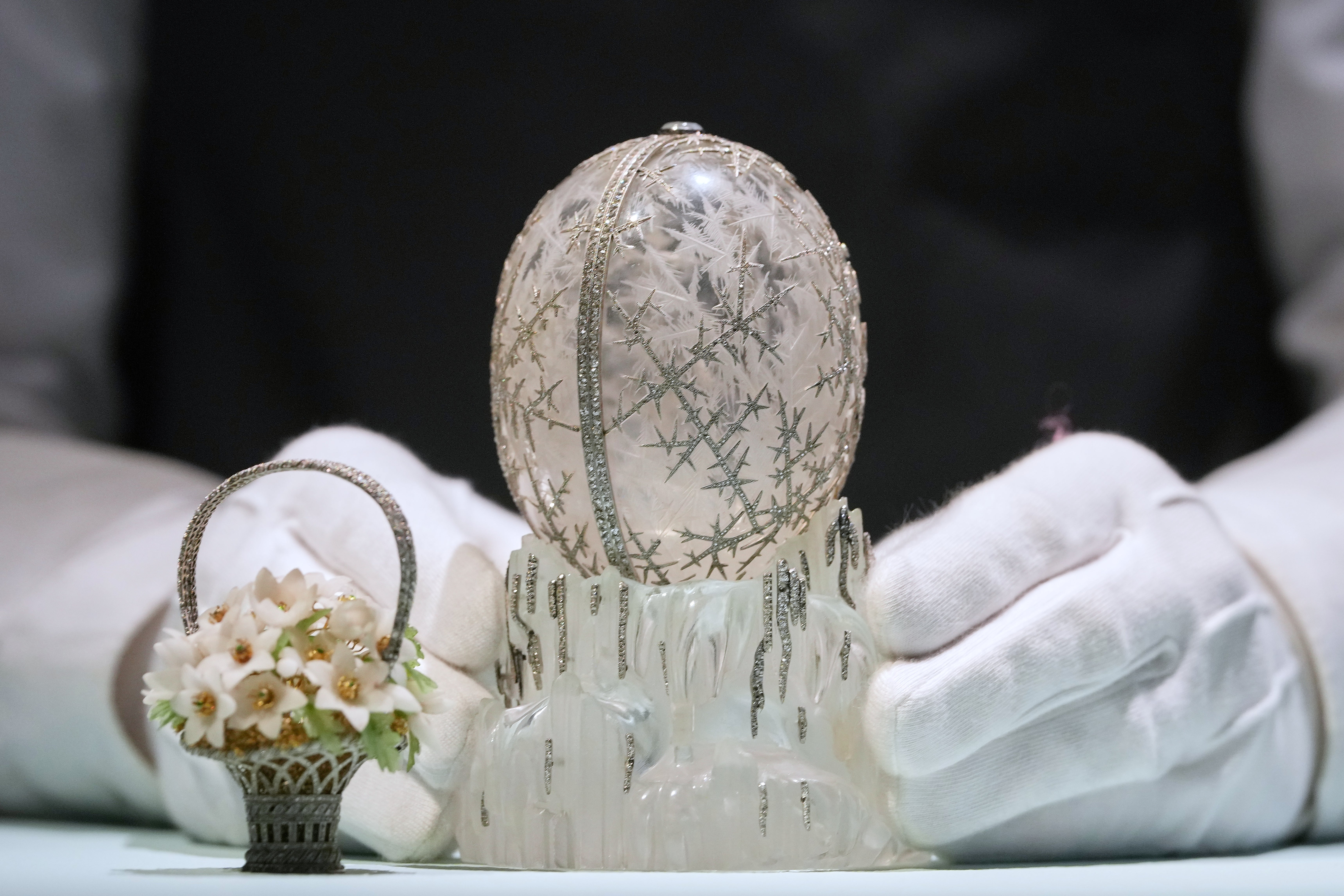 The Winter Egg by Faberge is expected to sell for in excess of £20 million when it is auctioned