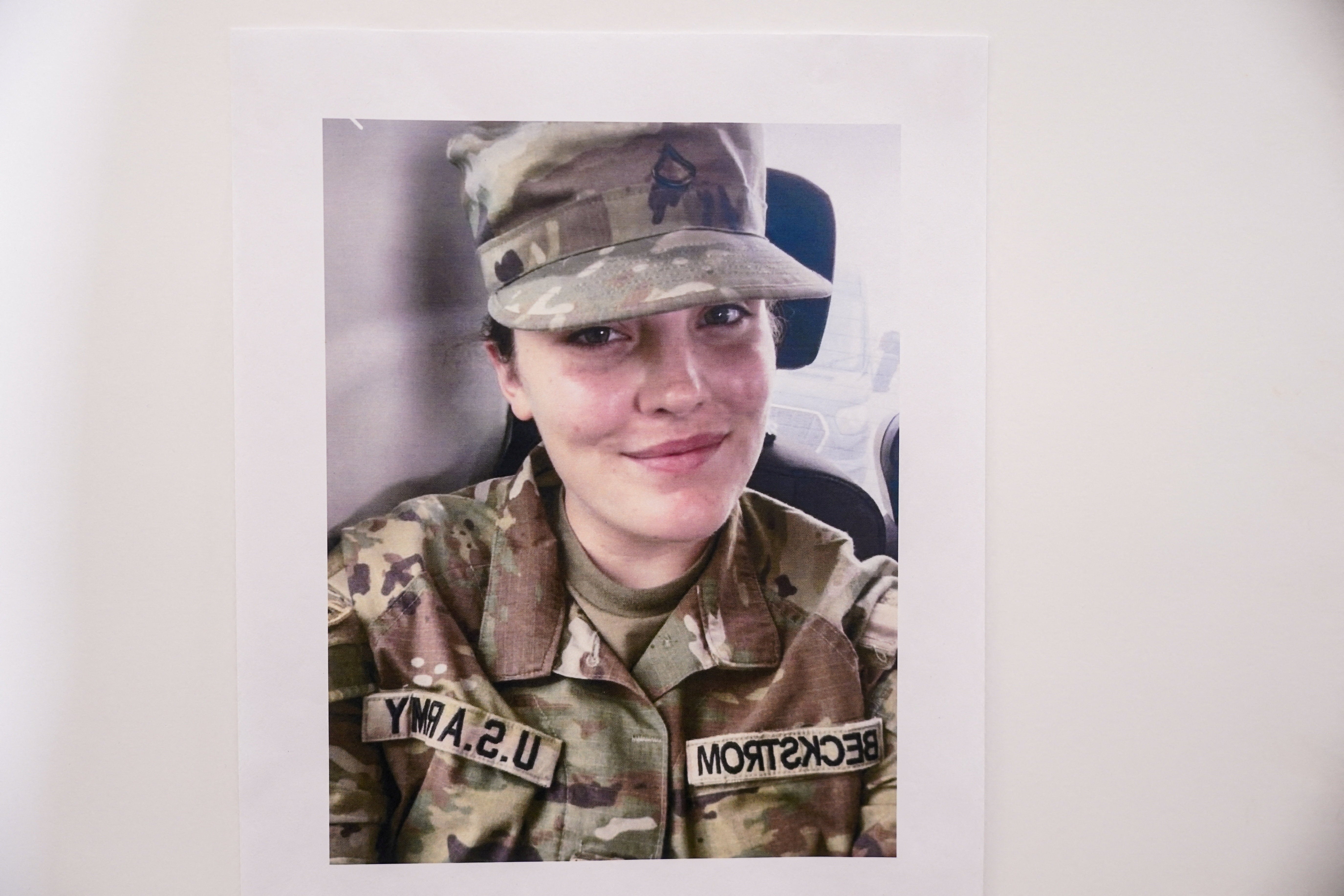 U.S. Army Specialist Sarah Beckstrom has died from her injuries in Wednesday’s shooting