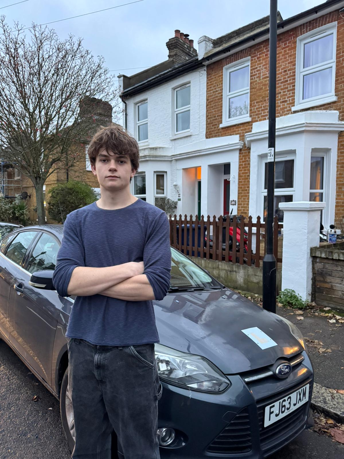 Londoner Rafa James, 18, booked his test 200 miles away in Carmarthen, Wales, and felt he was at a disadvantage in the unfamiliar area
