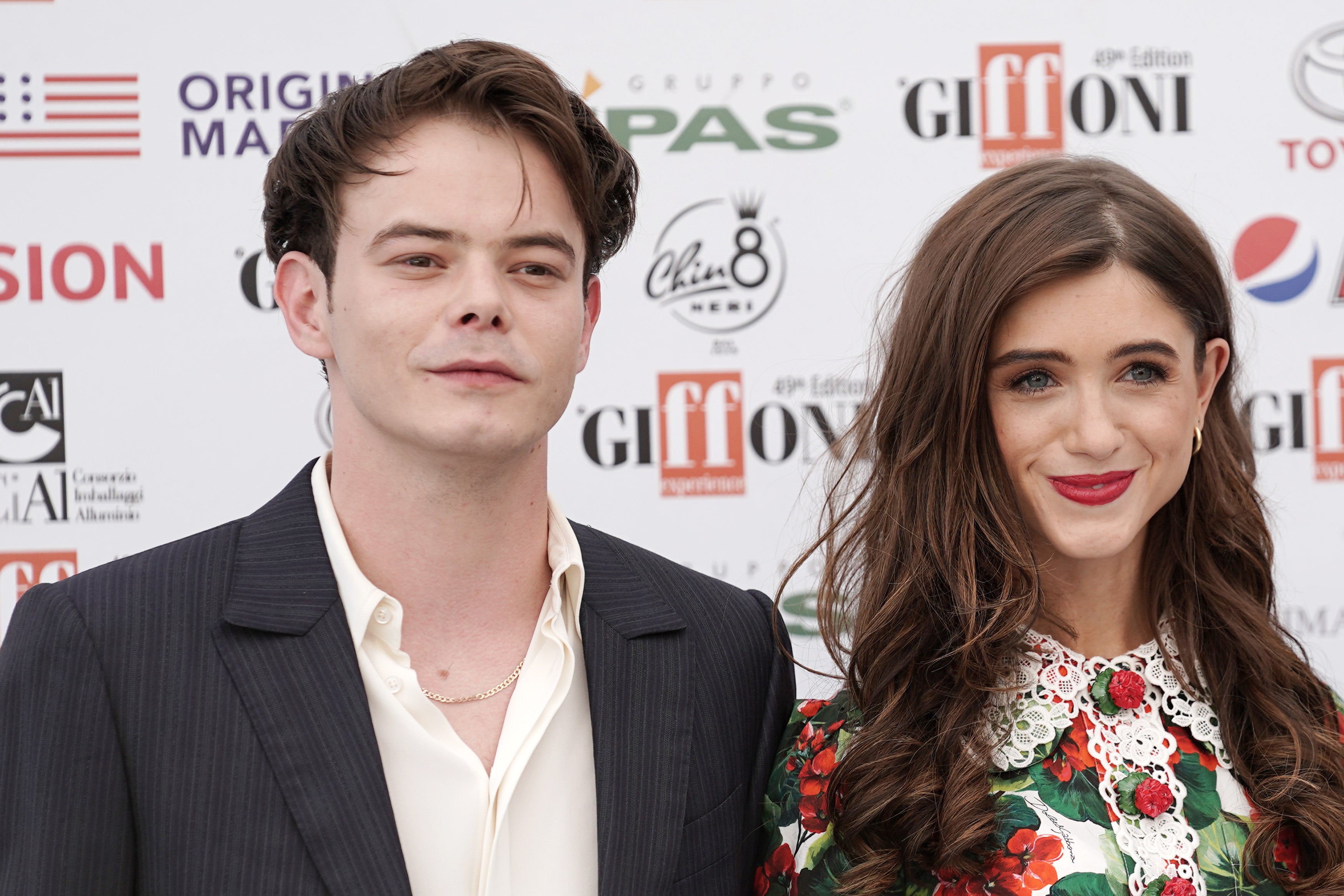 Charlie Heaton and Natalia Dyer photographed in 2019