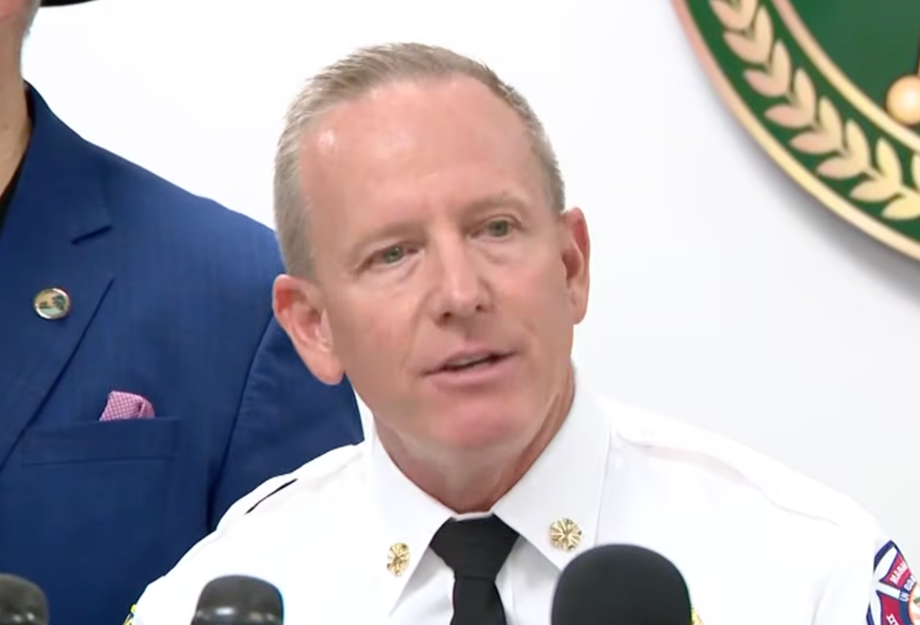 Marion County Sheriff Billy Woods told reporters that a trainee firefighter was beaten and waterboarded by his colleagues