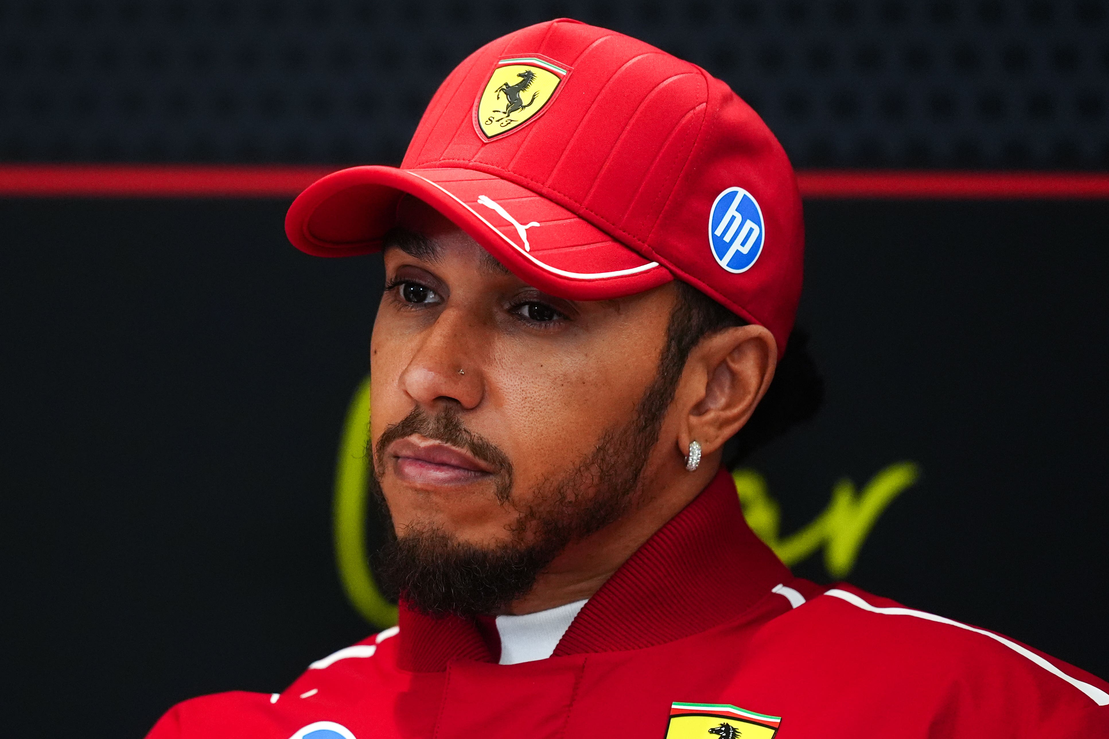 Ferrari driver Lewis Hamilton addresses the media ahead of the Qatar Grand Prix (David Davies/PA)
