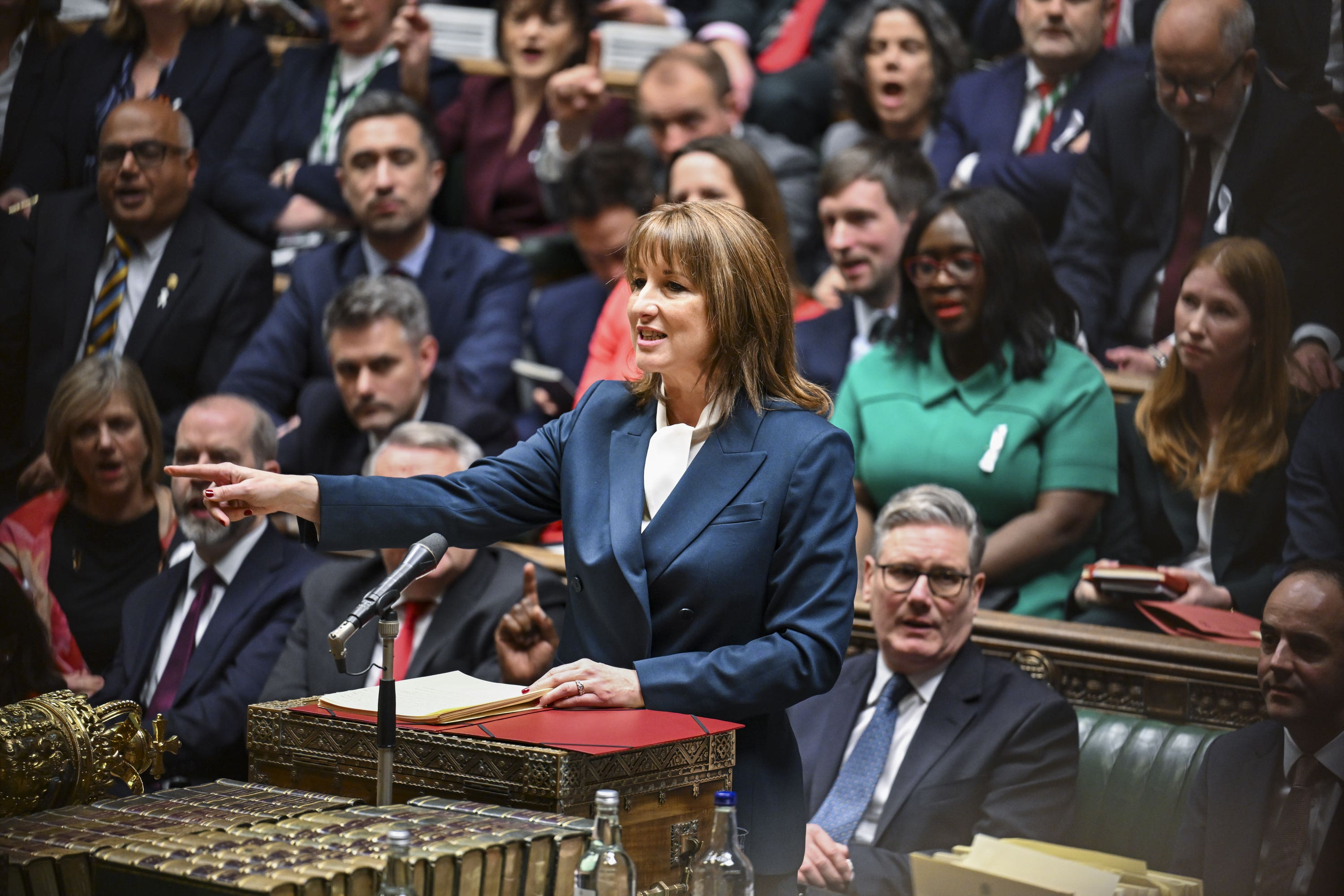 Chancellor of the Exchequer Rachel Reeves delivers her Budget in the House of Commons