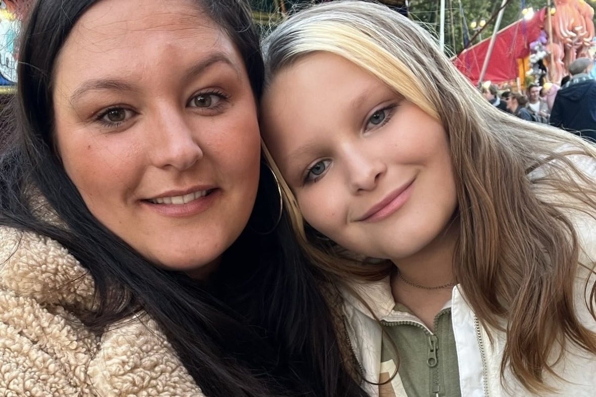 Chloe Hayes with her daughter Mia Lucas who died in Becton Centre, under Sheffield Children’s NHS Foundation Trust, where she had been detained under the Mental Health Act