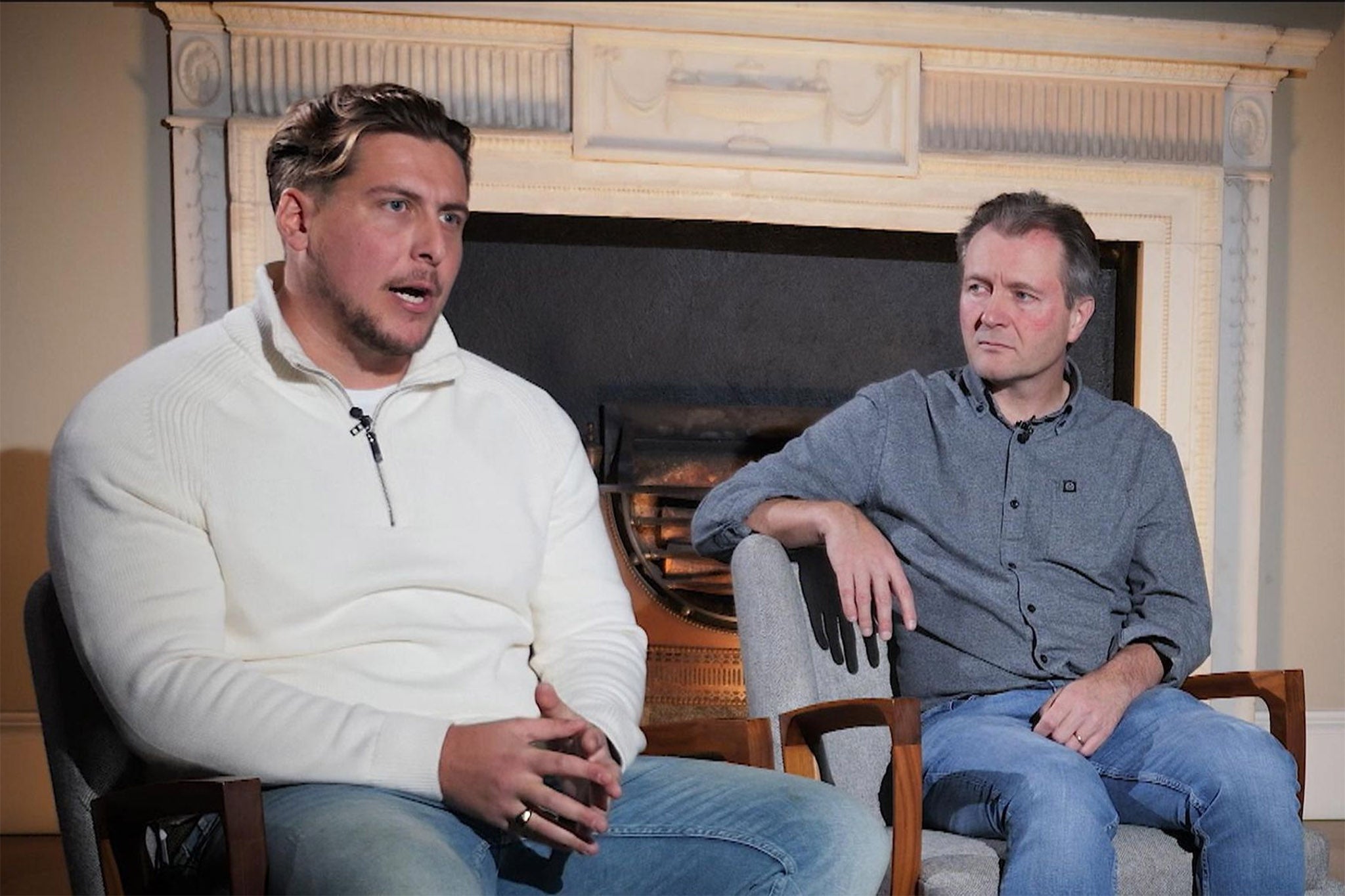 Joe Bennett and Richard Ratcliffe appeared together to call for support