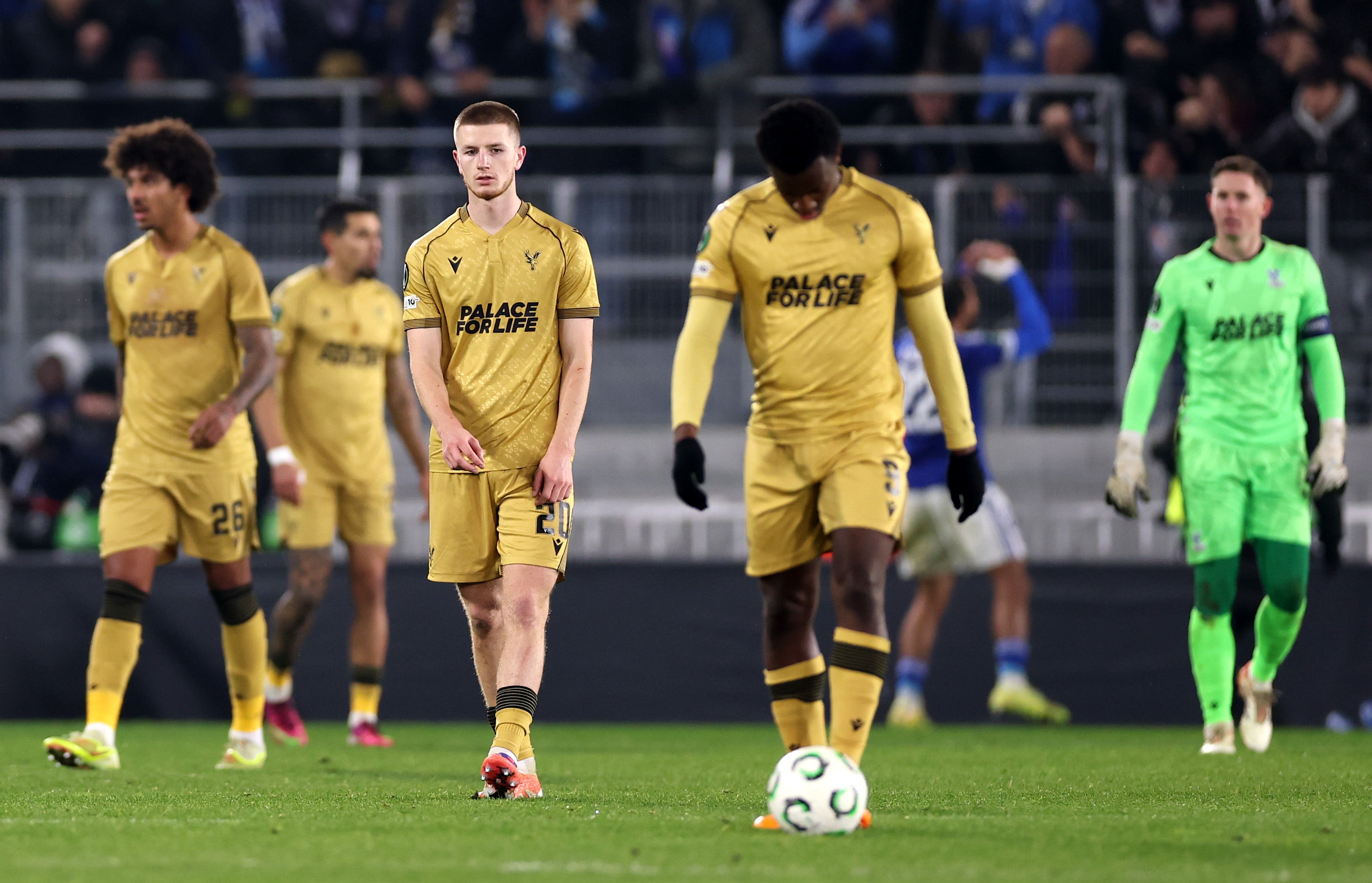 Crystal Palace slipped to defeat in Strasbourg