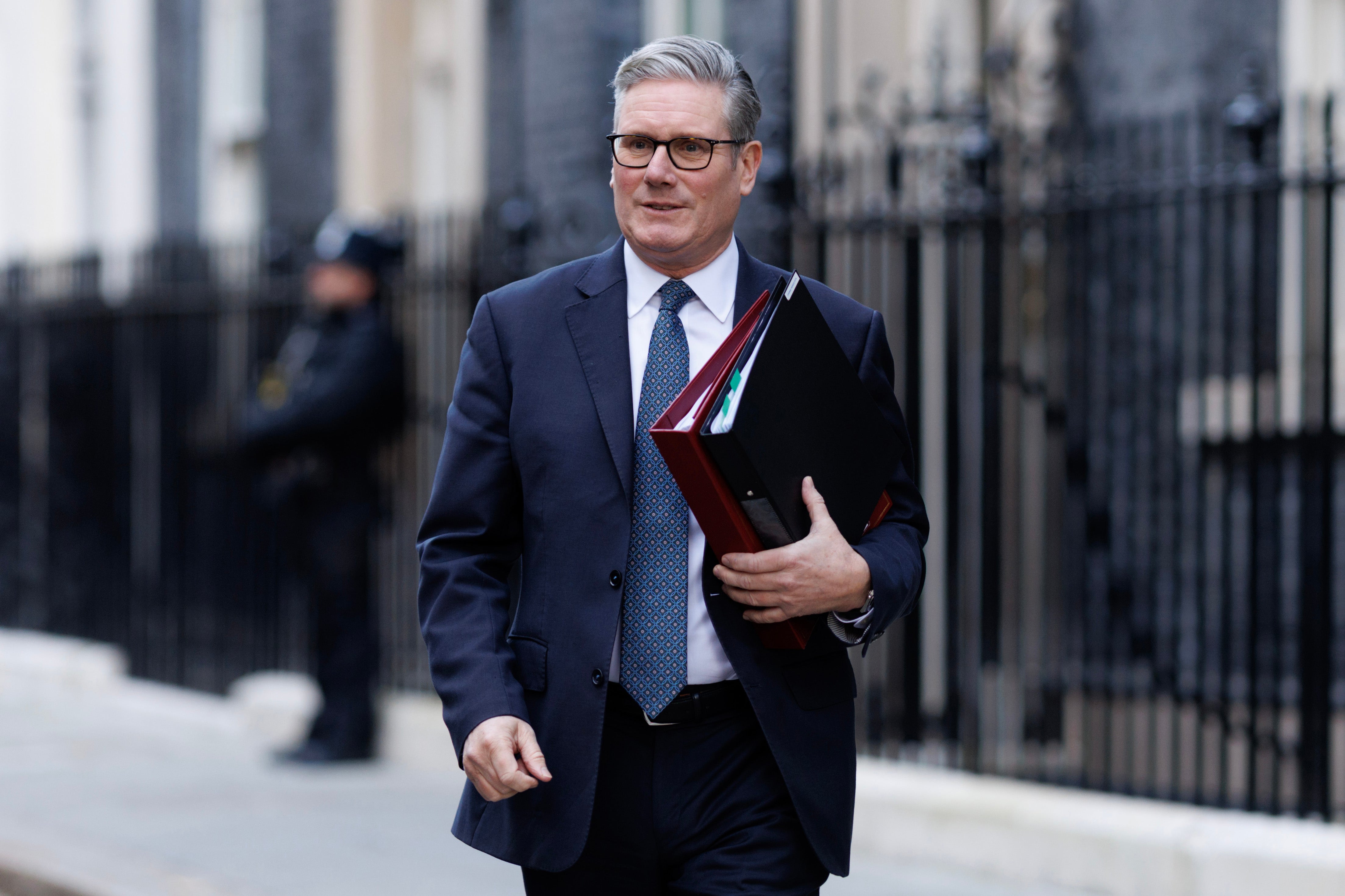 Sir Keir Starmer pictured on Budget day