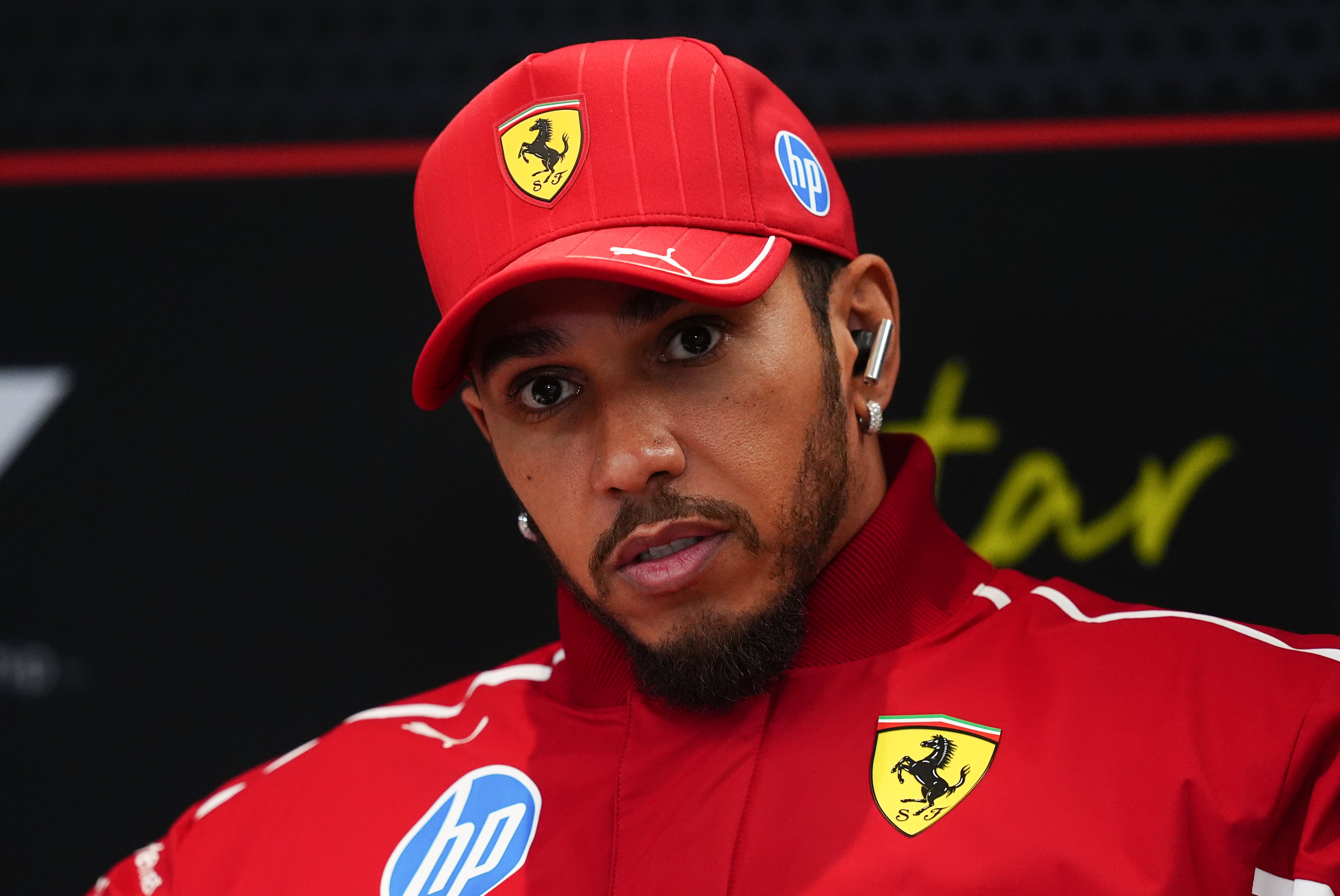 Lewis Hamilton has described his first year at Ferrari as a “nightmare” (David Davies/PA)
