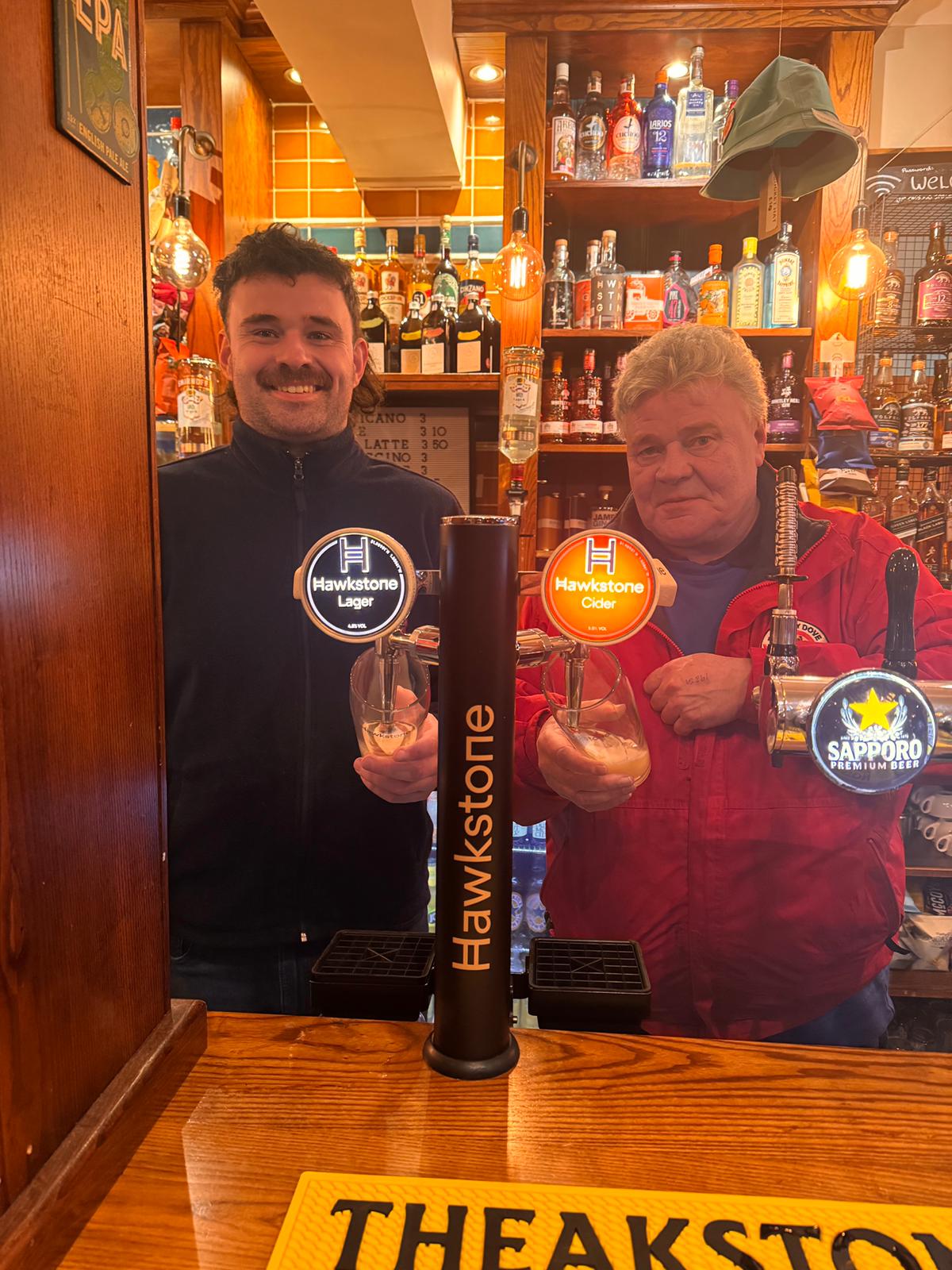 Max and Jo Loring, who run the Cosy Dove in Newcastle