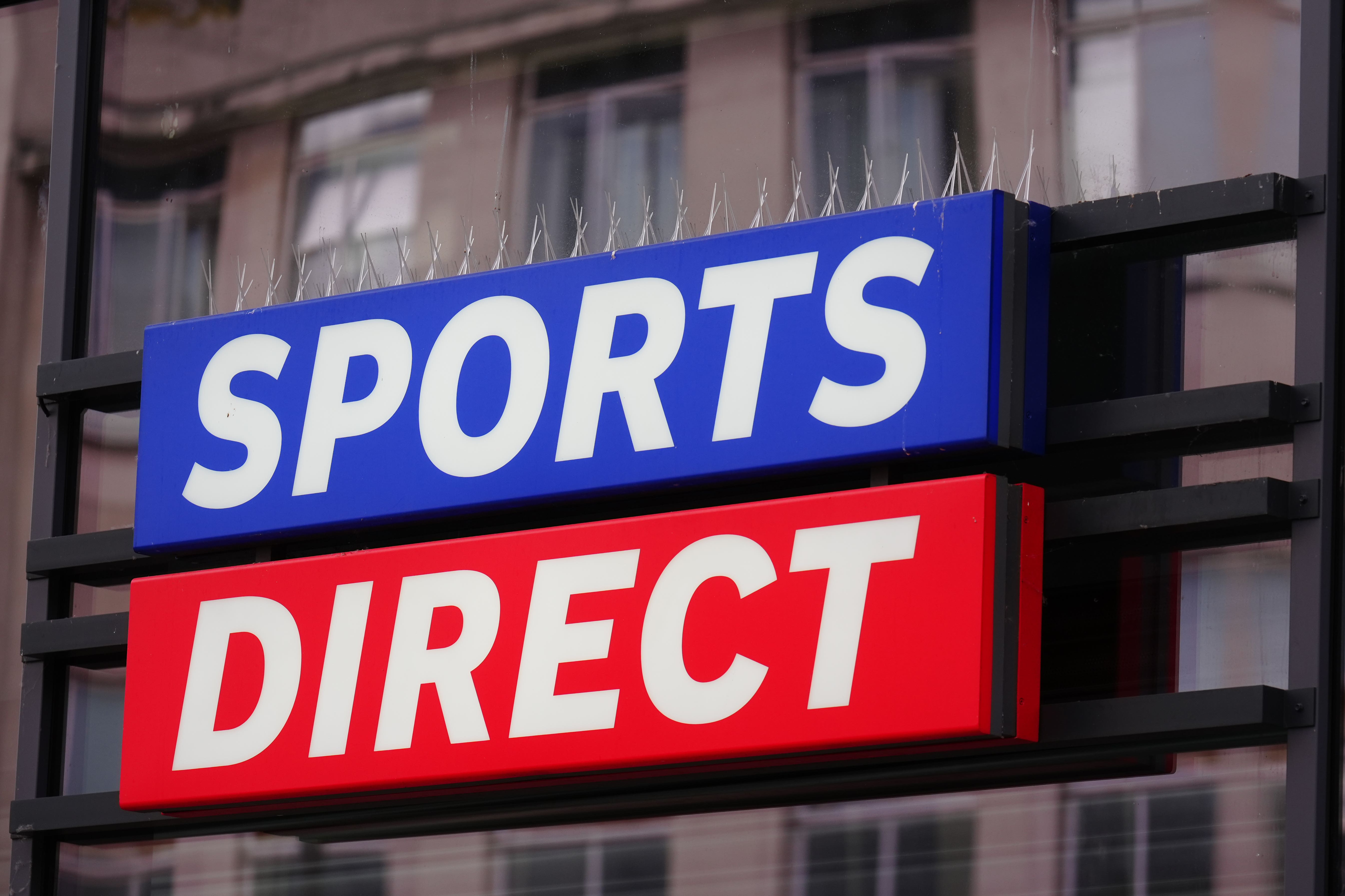 Frasers, which owns Sports Direct, will publish its half-year financial results on Thursday (PA)