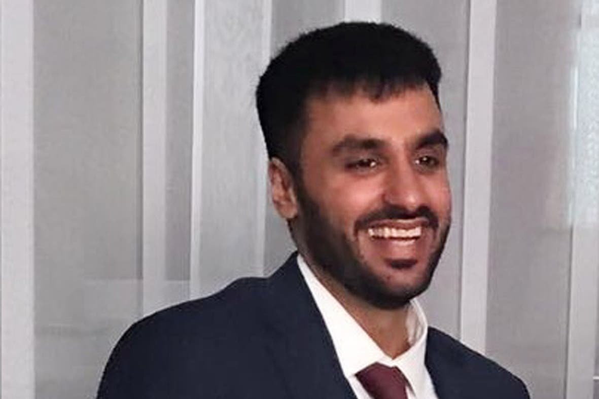 Jagtar Singh Johal at his wedding in India