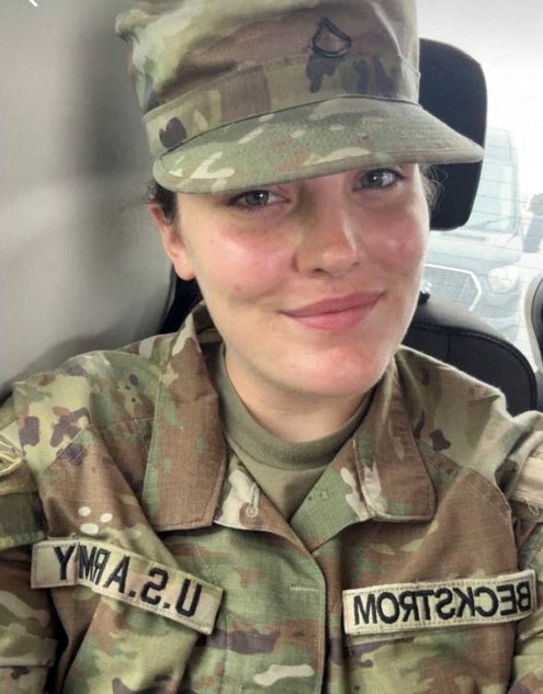 Beckstrom had graduated from high school in 2023 and joined the National Guard four weeks later