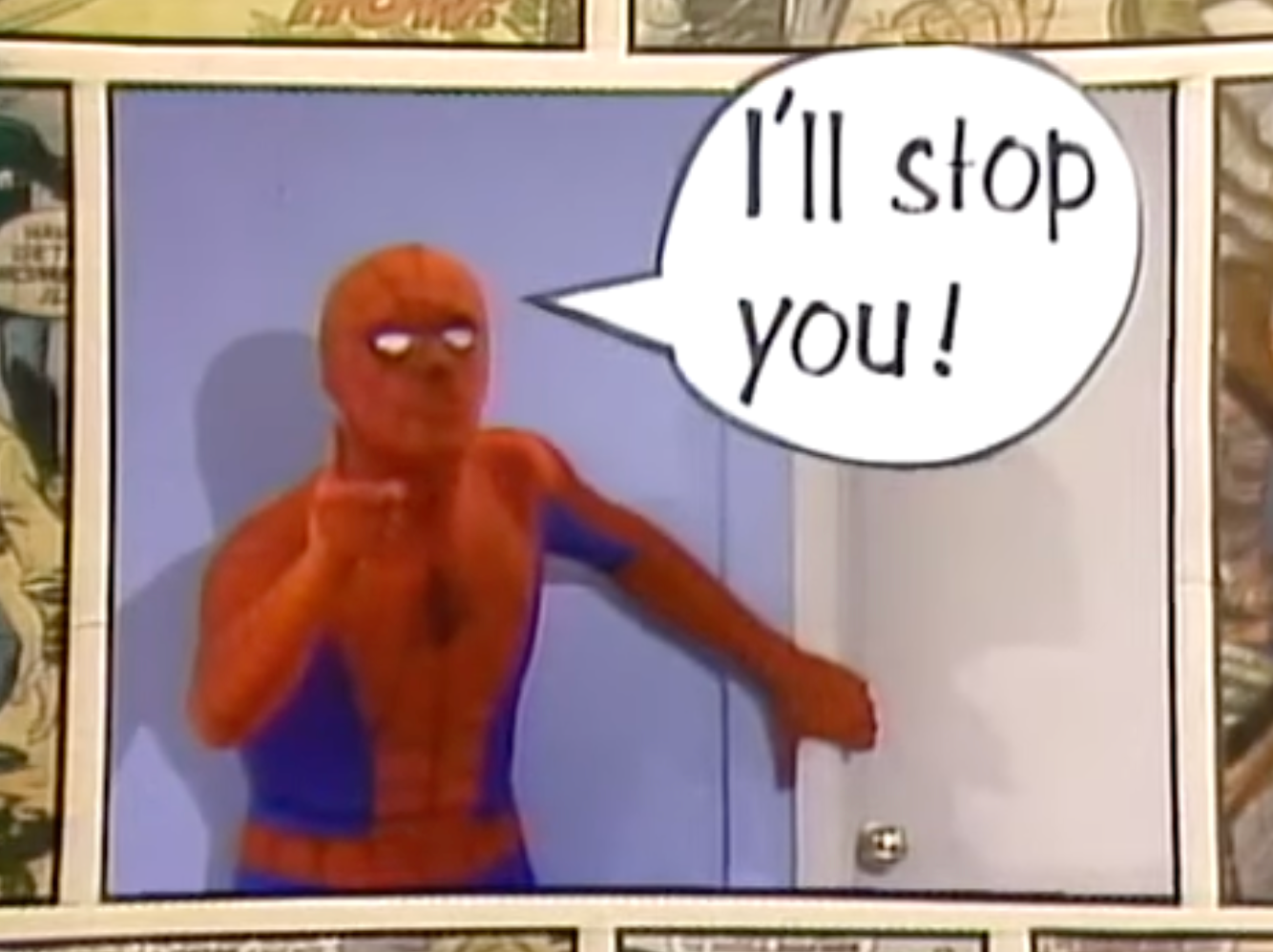 Danny Segren as Spider-Man on The Electric Company