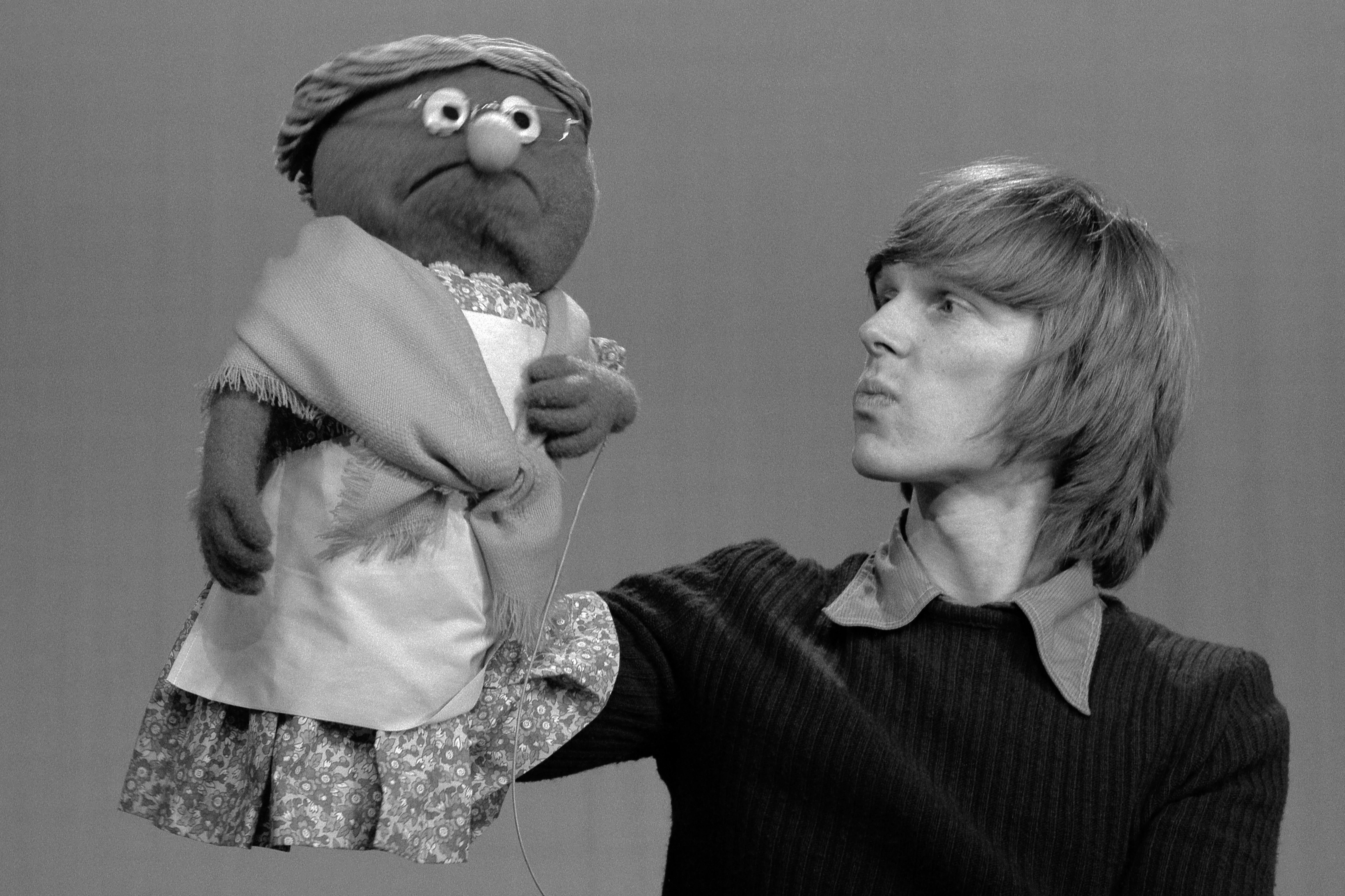 Danny Seagren during rehearsals for an episode of Sesame Street in March, 1970
