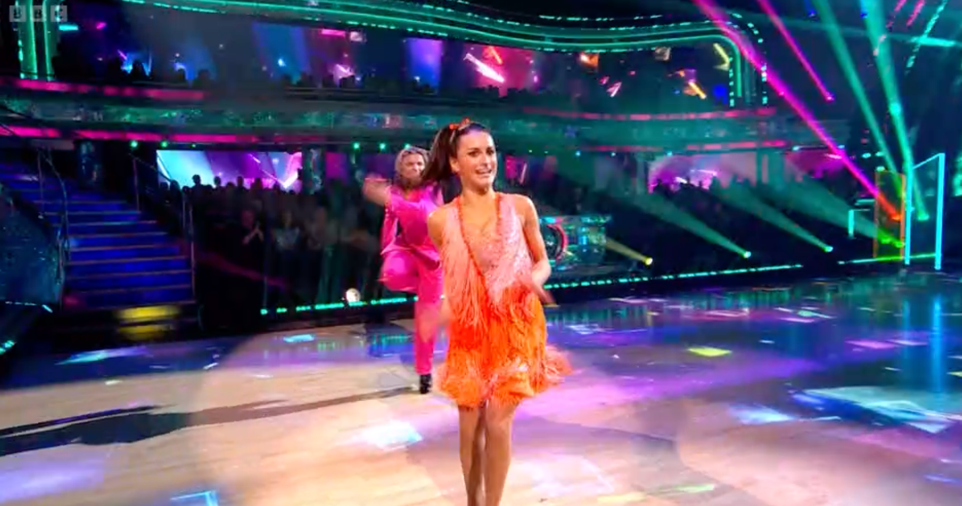 Amber Davies e Nikita Kuzmin obtiveram uma pontuação perfeita de 40