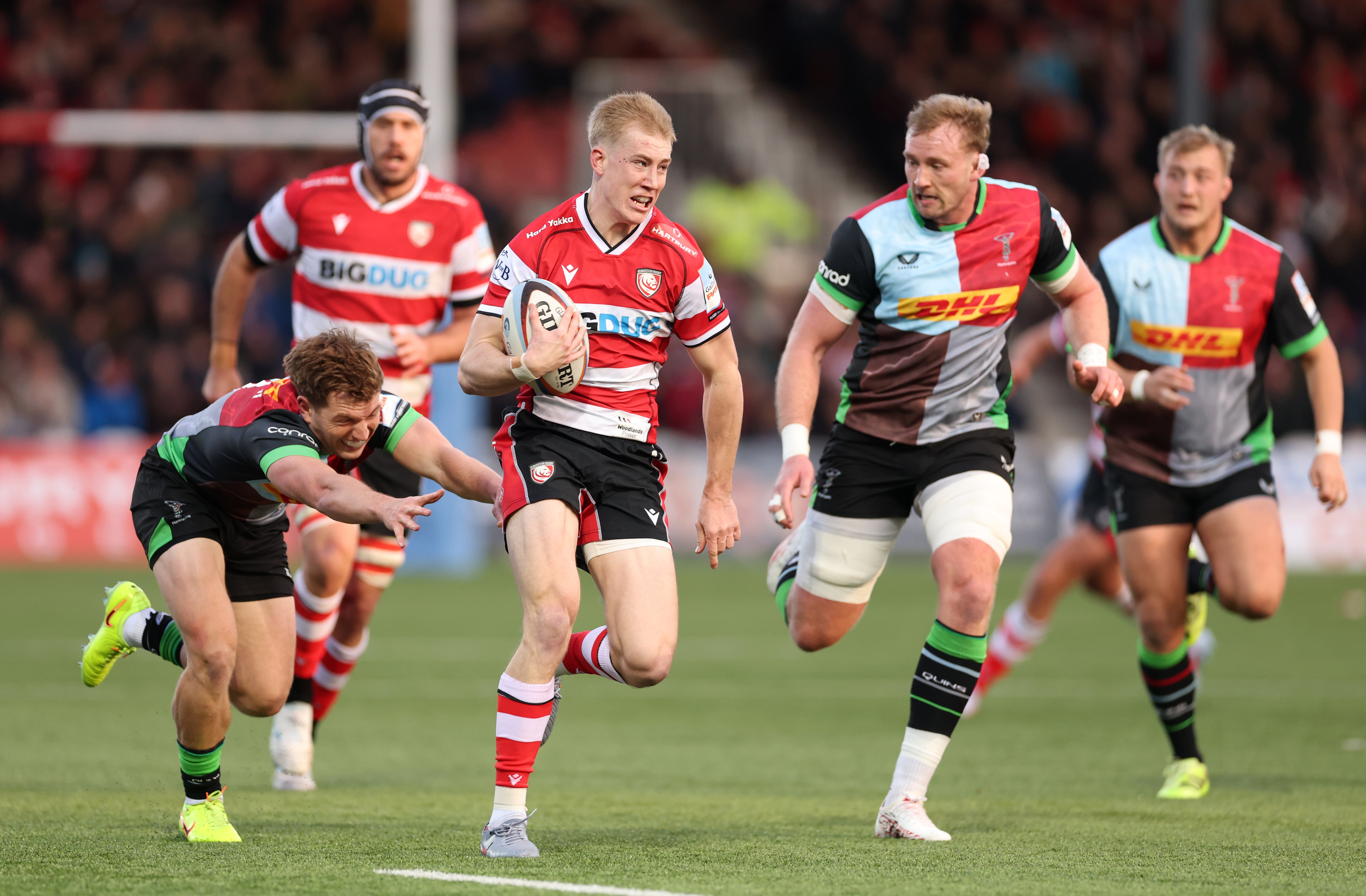 Ben Redshaw went over twice for Gloucester in a much-needed win
