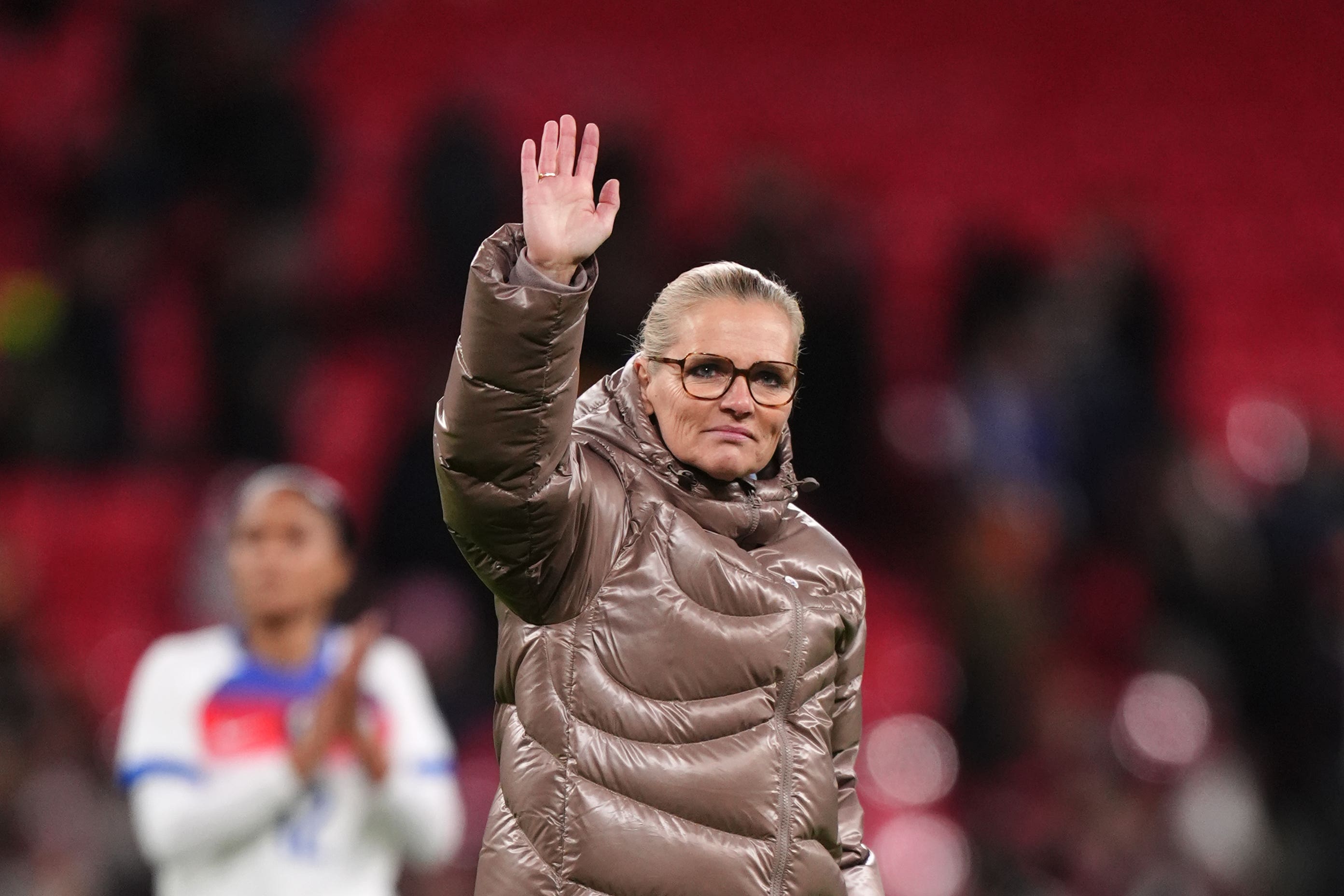 England manager Sarina Wiegman saw her side thrash China (John Walton/PA).