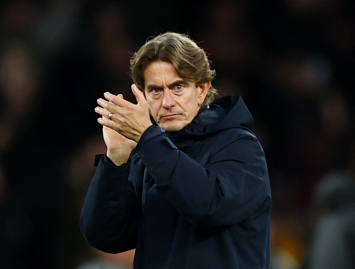 Frank called out the Tottenham fans for their reaction towards Vicario