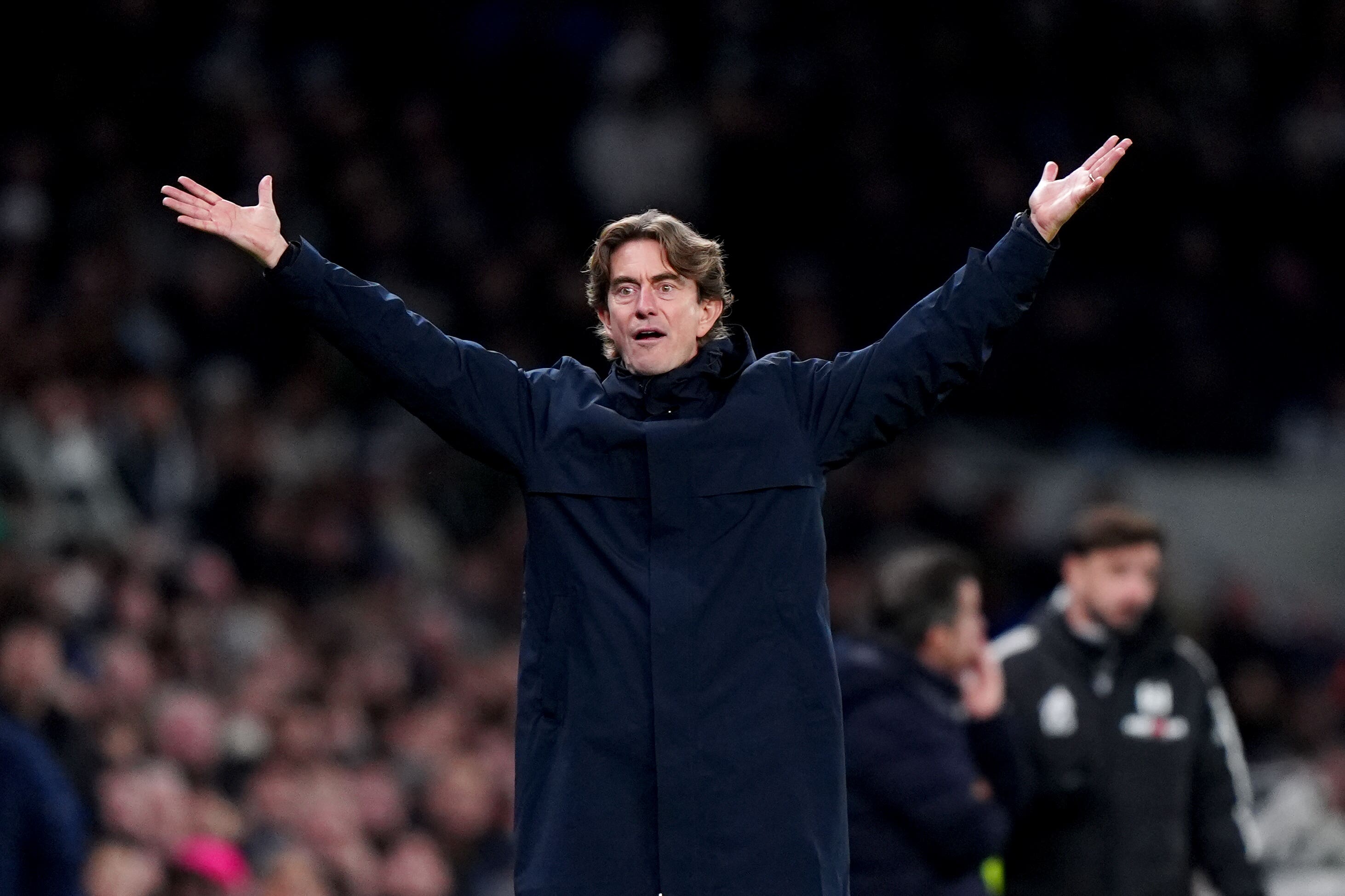 <p>Thomas Frank saw his Tottenham side beaten by Fulham on the weekend</p>