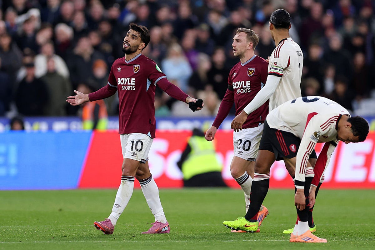 Lucas Paqueta takes aim at FA in extraordinary social media rant after red card against Liverpool