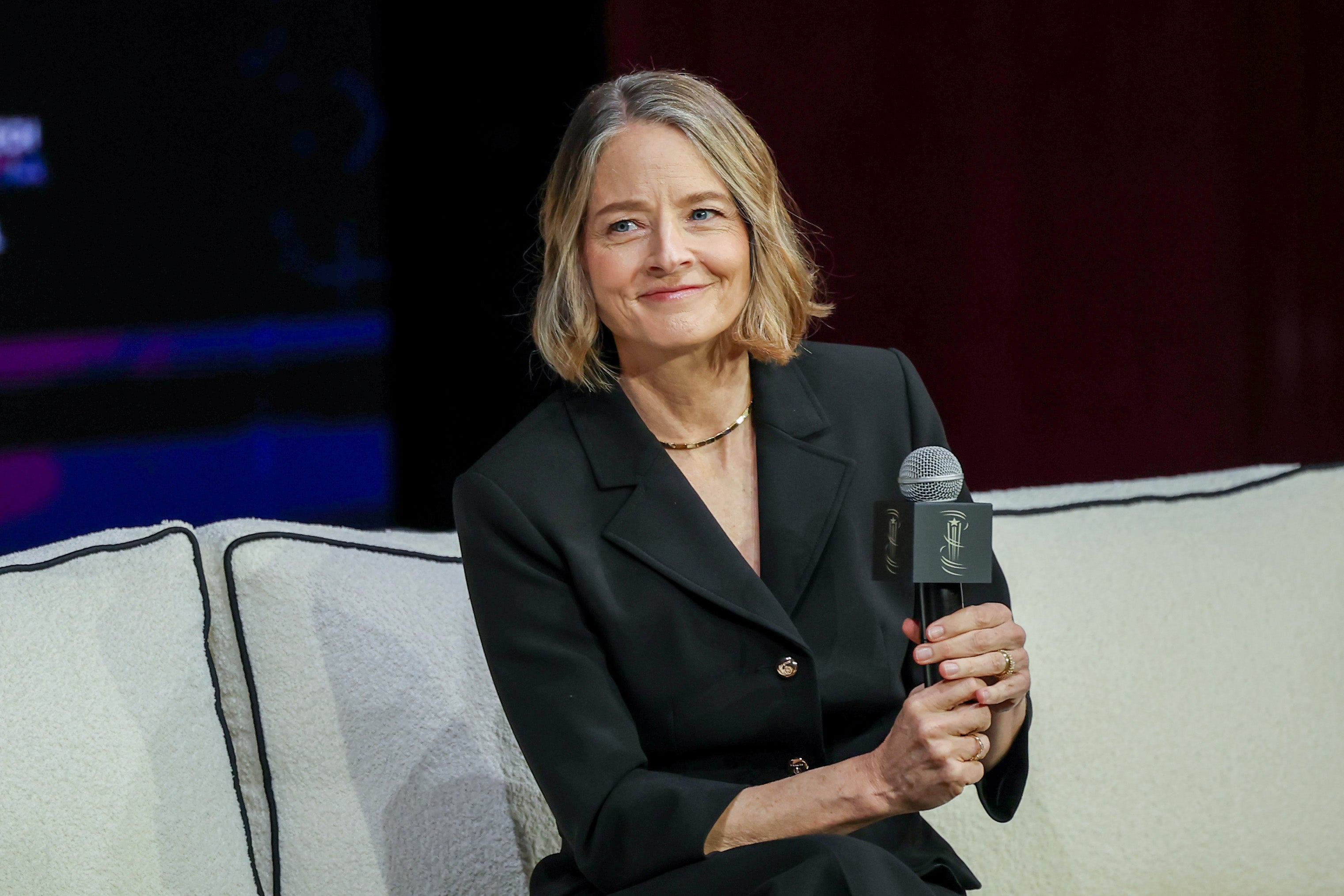 Jodie Foster opened up about her experience working with Robert De Niro in conversation at the Marrakech Film Festival