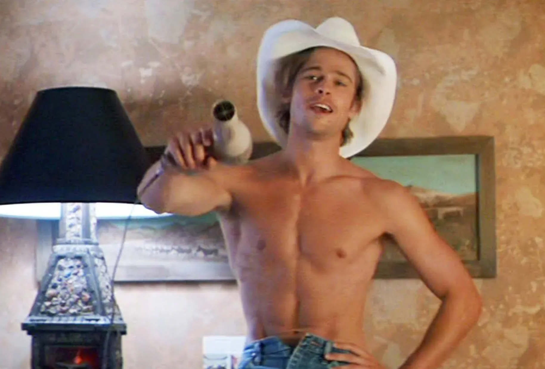 Brad Pitt in 'Thelma & Louise', his breakout role