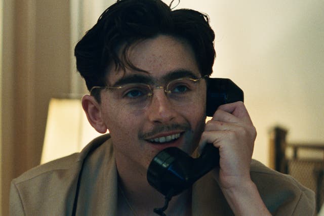 <p>Chalamet in Josh Safdie’s ‘Marty Supreme’</p>