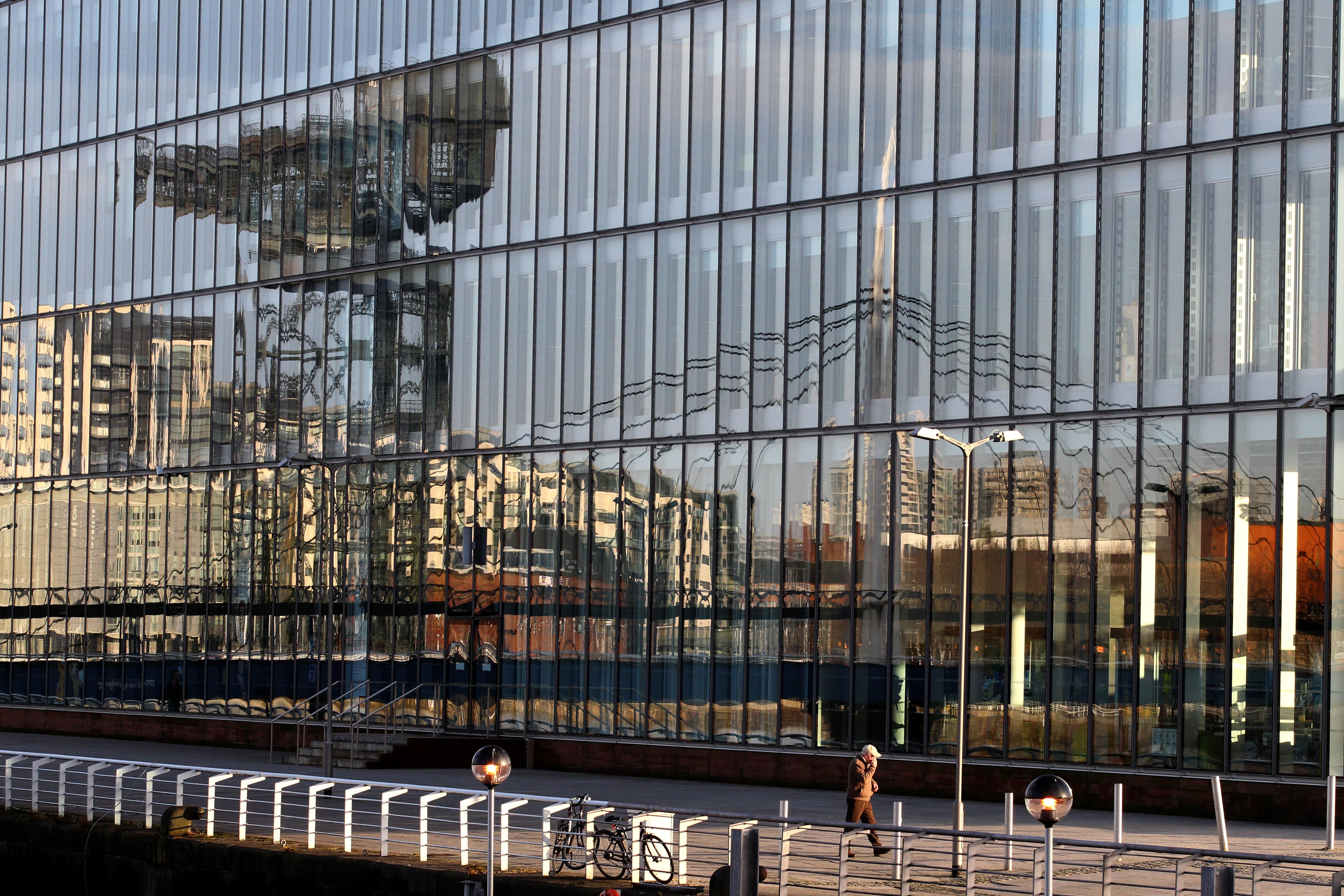 The fire broke out in the BBC’s Pacific Quay building (Andrew Milligan/PA)